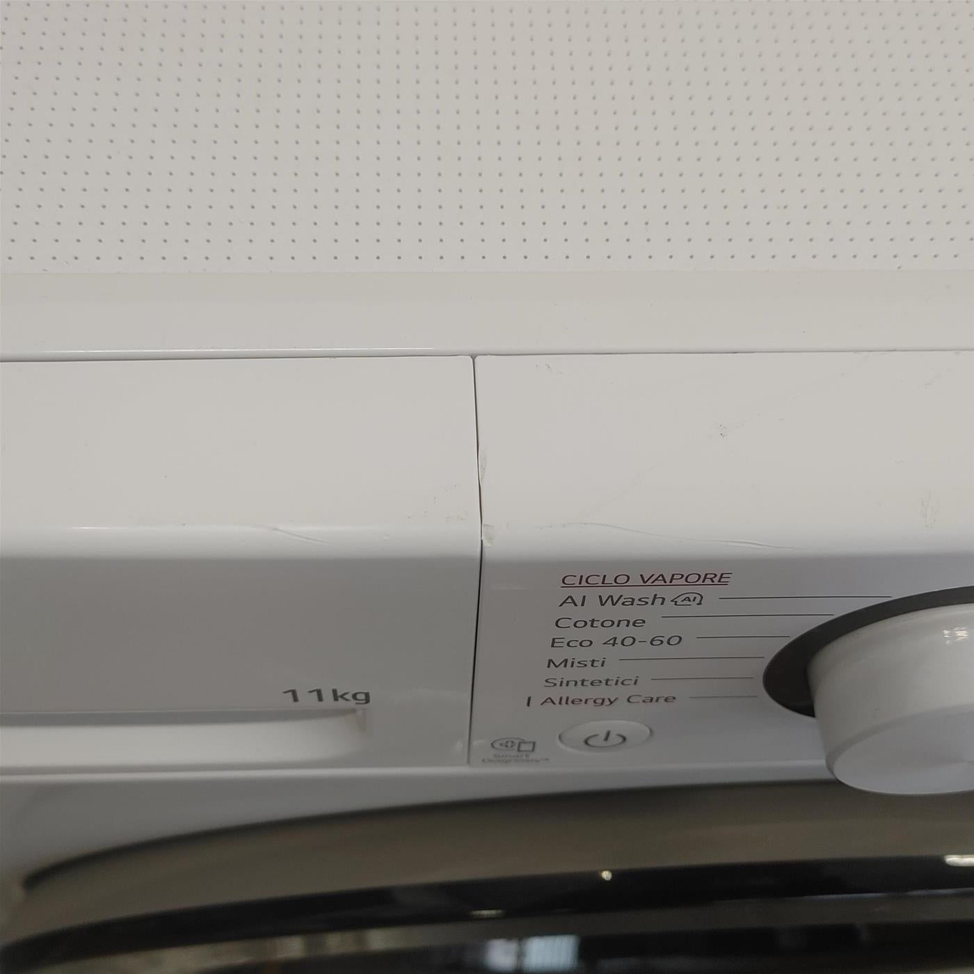 Lavatrice intelligente LG F4R3011NSWB AI DD Classe A 11 Kg