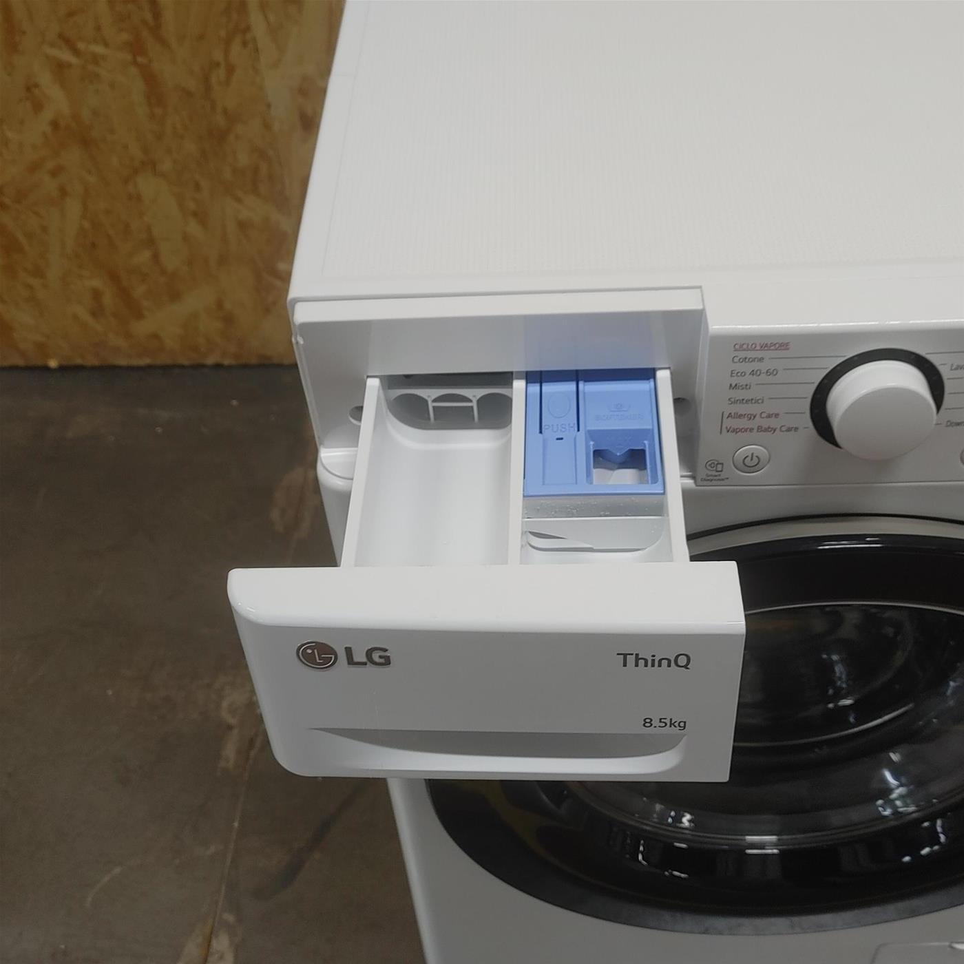 Lavatrice intelligente LG F2WV308S6AW AI DD Classe A 8,5 Kg