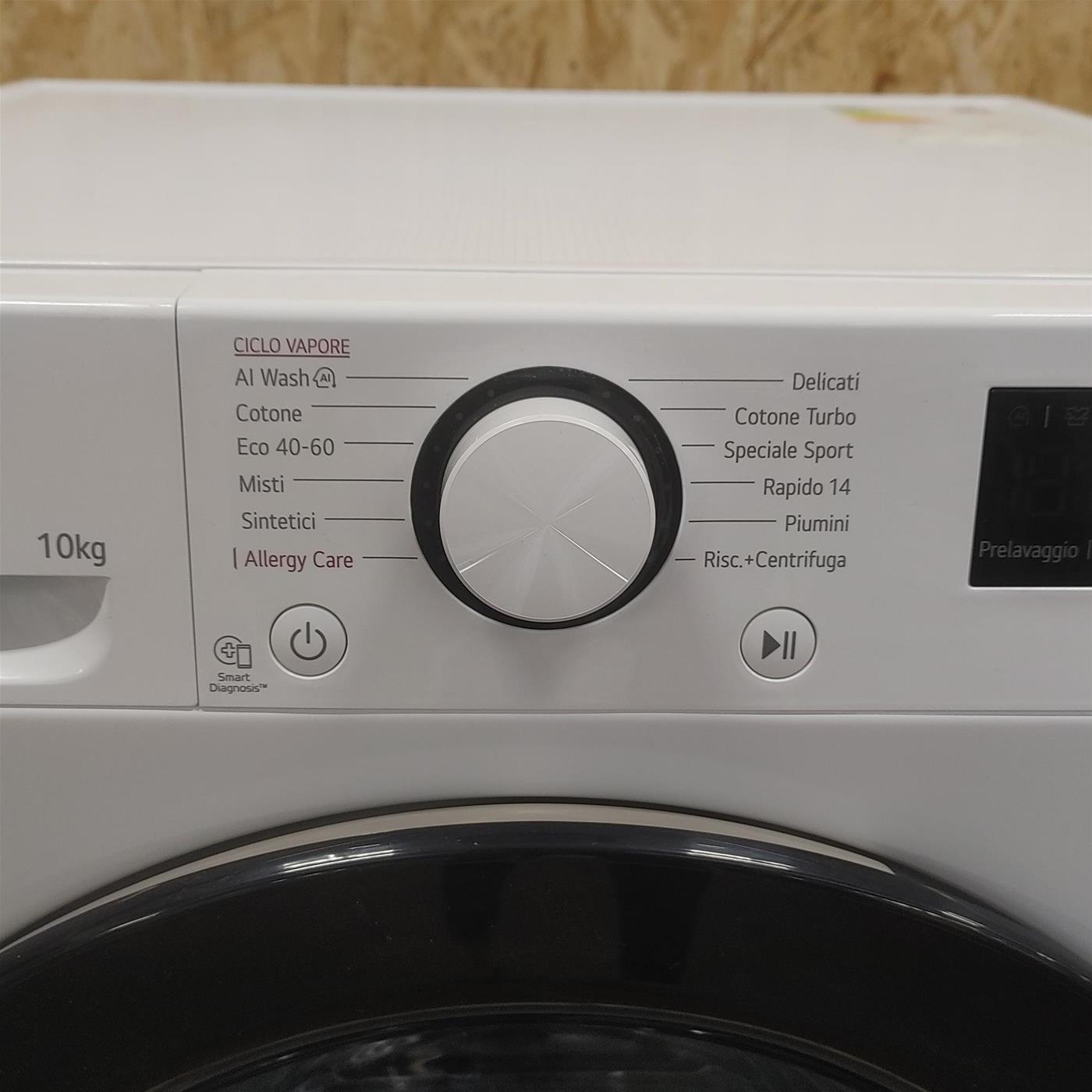 Lavatrice LG F4R3010NSWB AI DD 10 Kg