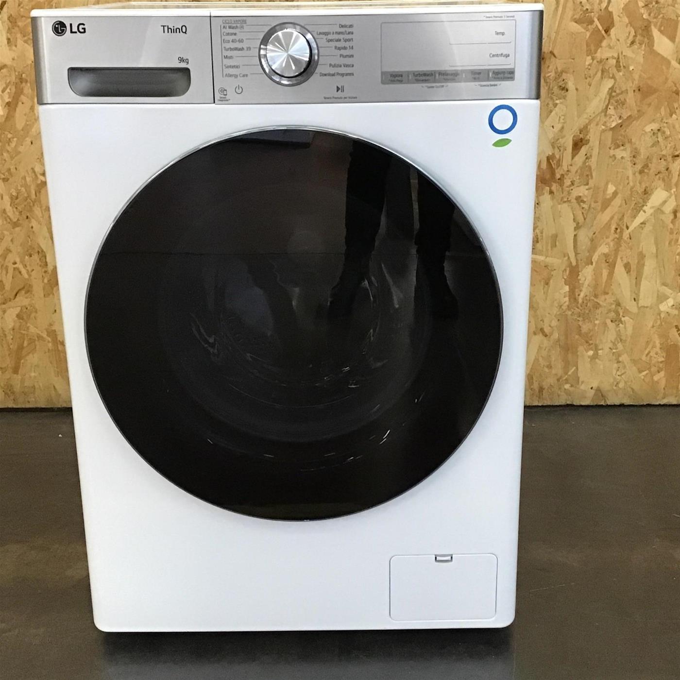 Lavatrice LG F4R9009TPWC AI DD TurboWash, Vapore 9 Kg