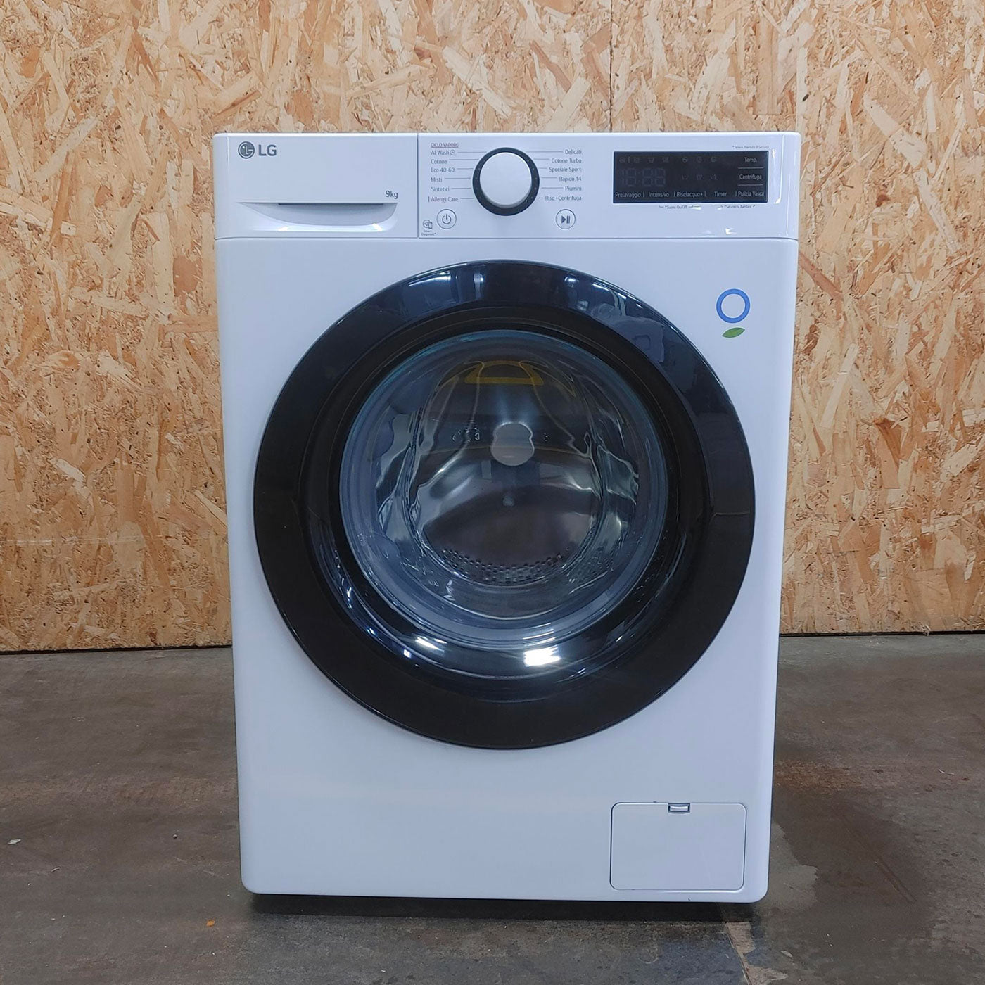 Lavatrice LG F4R3009NSWB Carica frontale 9 kg 1400 Giri/min Bianco