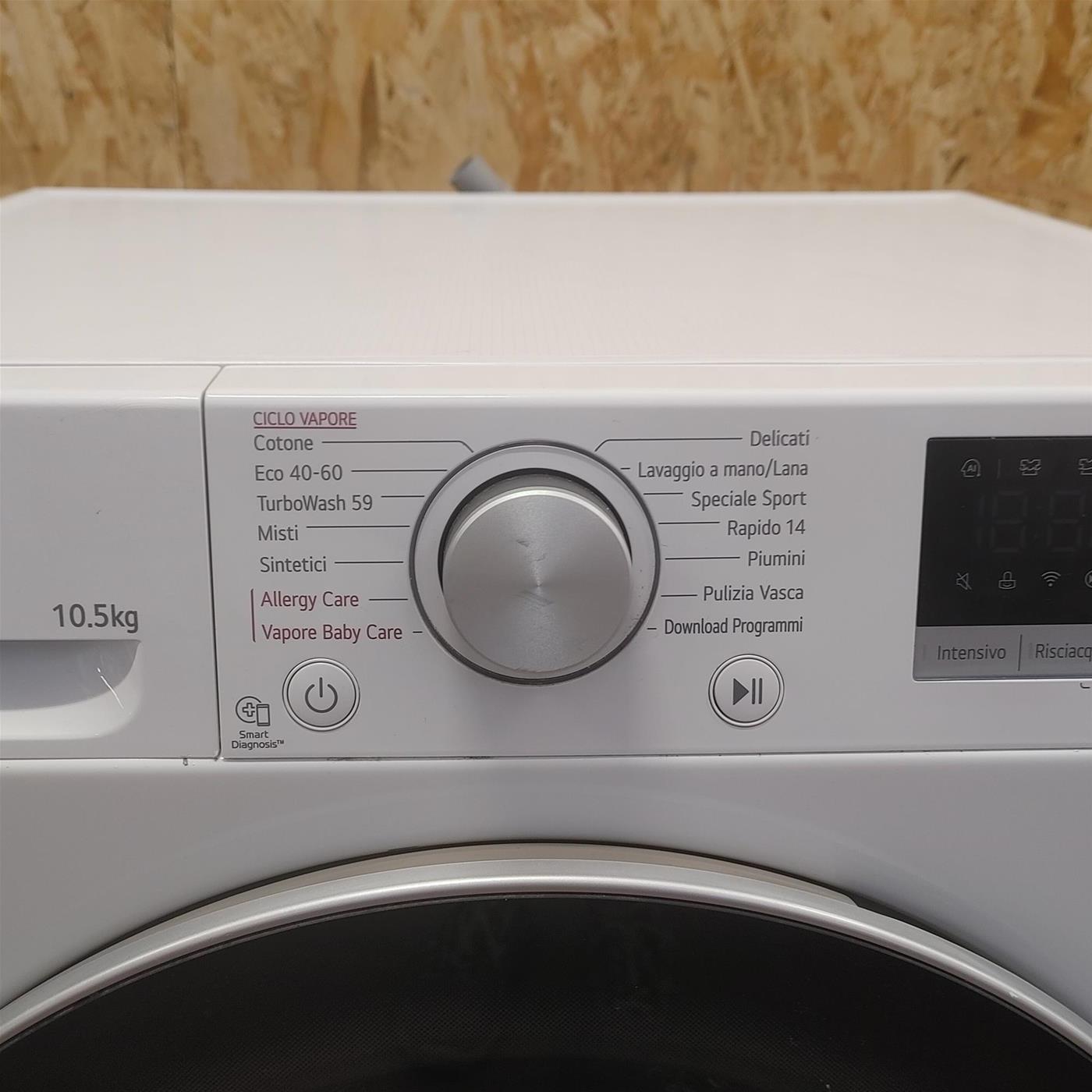 Lavatrice intelligente LG 4WV510S1E 10,5 Kg