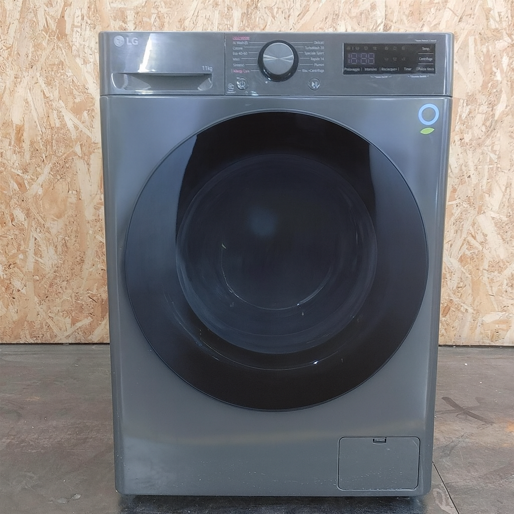 Lavatrice intelligente LG F4R5011TSMB Classe A, TurboWash, Vapore 11 Kg