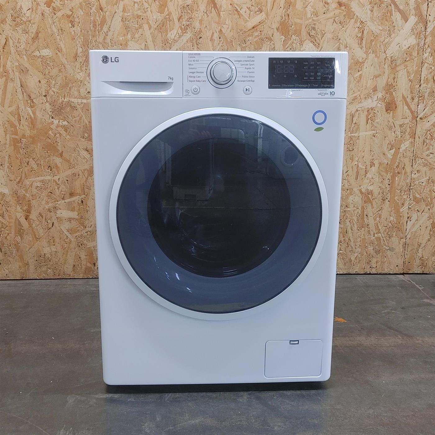 Lavatrice slim LG F2WV3S7SHE AI DD 7 Kg
