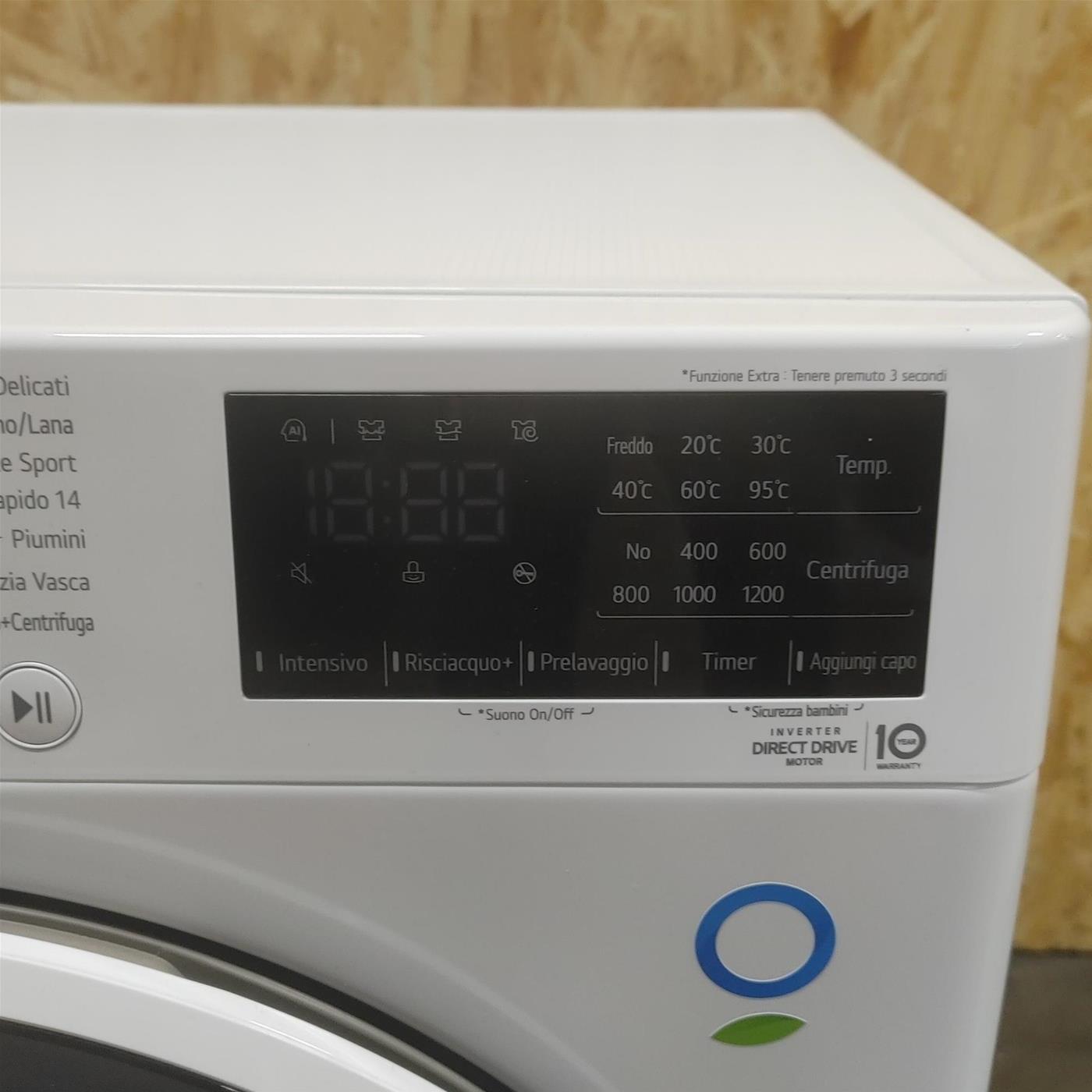 Lavatrice slim LG F2WV3S7SHE AI DD 7 Kg