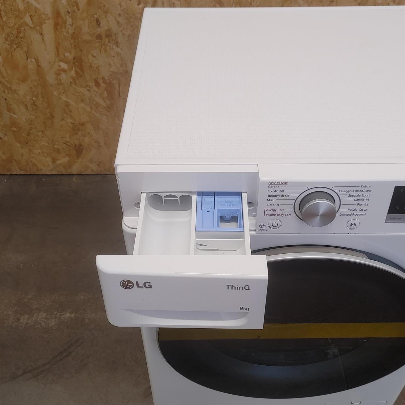 Lavatrice intelligente LG F4WV509S1E 9 Kg