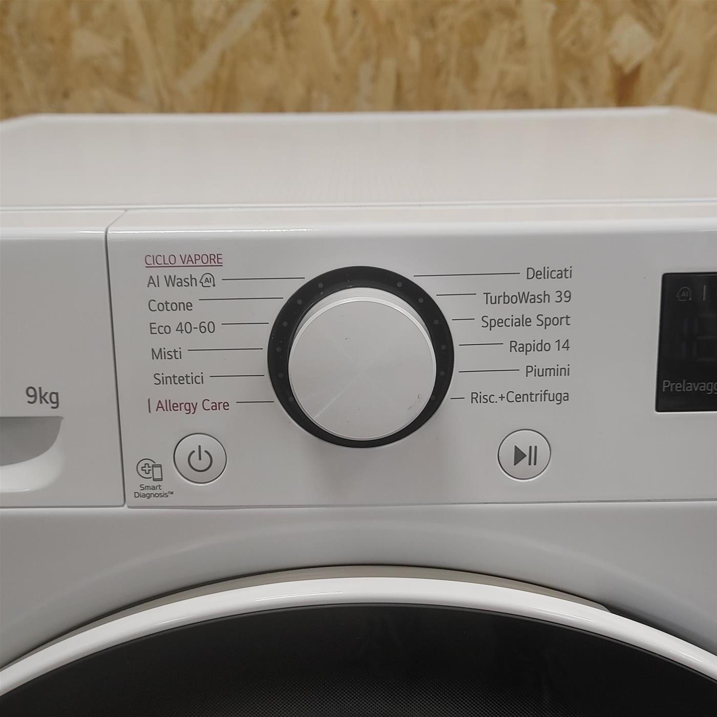 Lavatrice LG F4R5009TSWW/01 9 Kg
