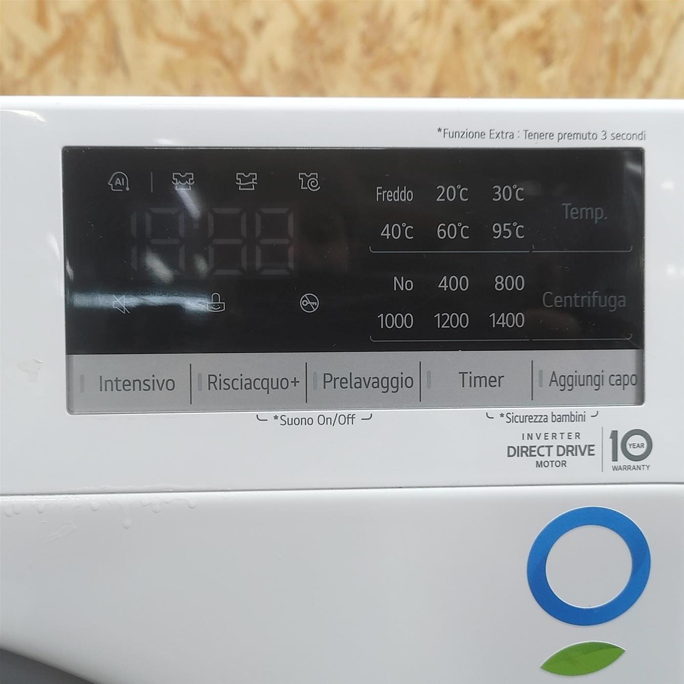 Lavatrice intelligente LG F4R3011NSWB AI DD 11 Kg