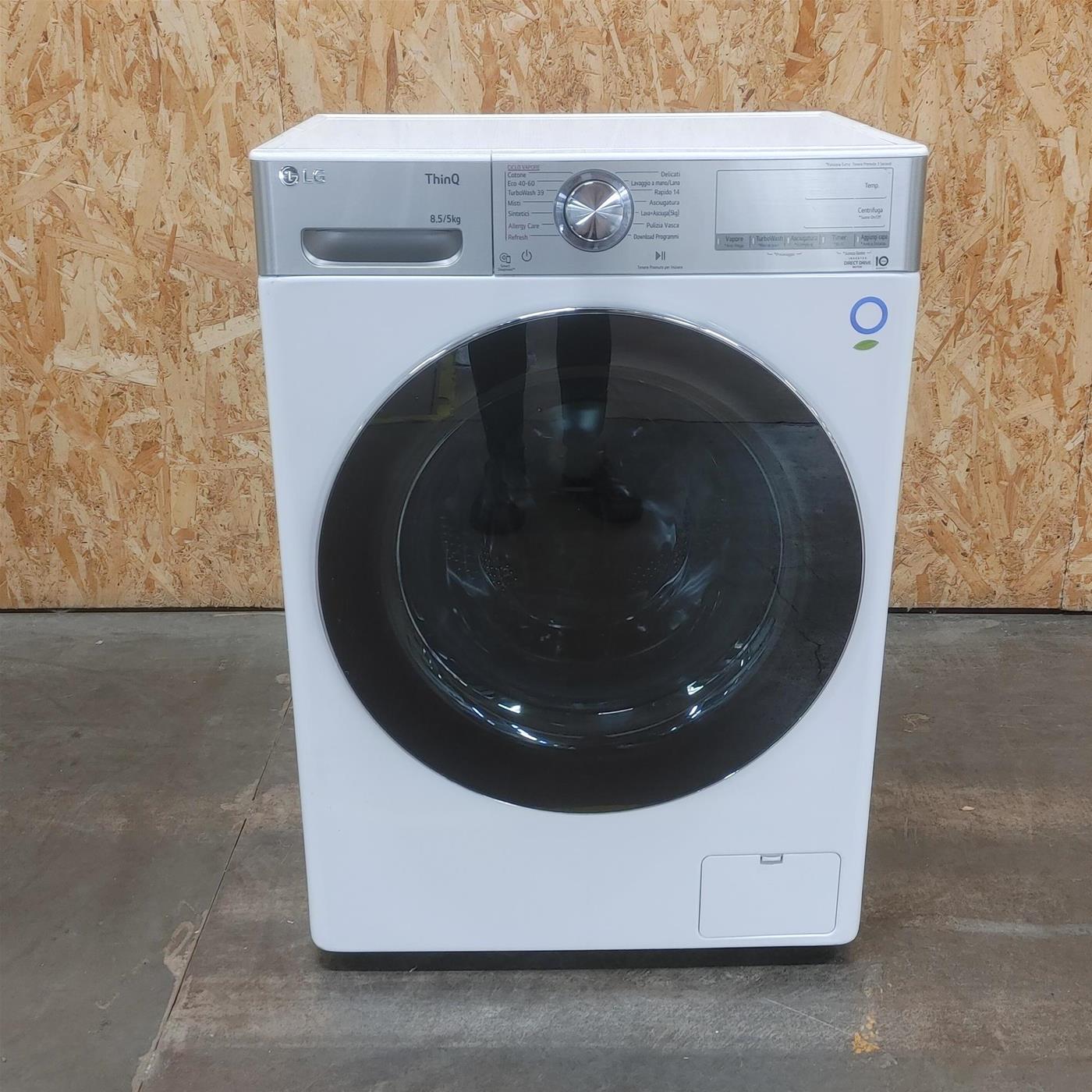 Lavasciuga intelligente LG F2DV9S8H2E Slim Vapore TurboWash 360 8.5/5Kg