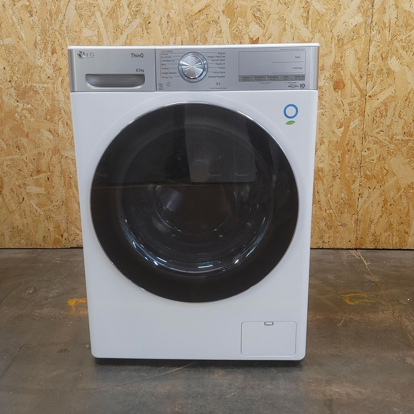 Lavatrice LG F4R3009NSWB 9kg AI DD, AI Wash Classe A
