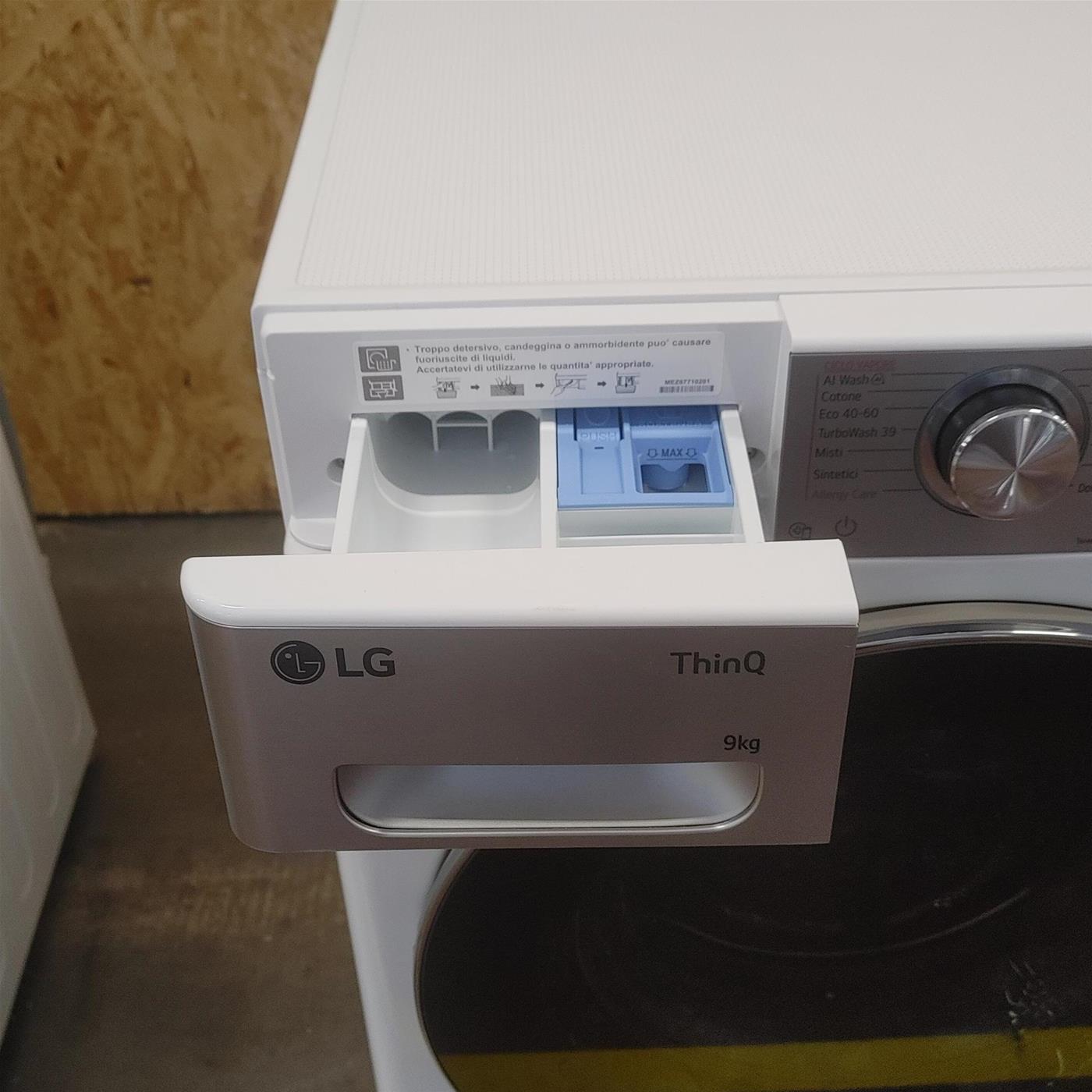Lavatrice LG F4R9009TPWC 9kg AI DD Classe A