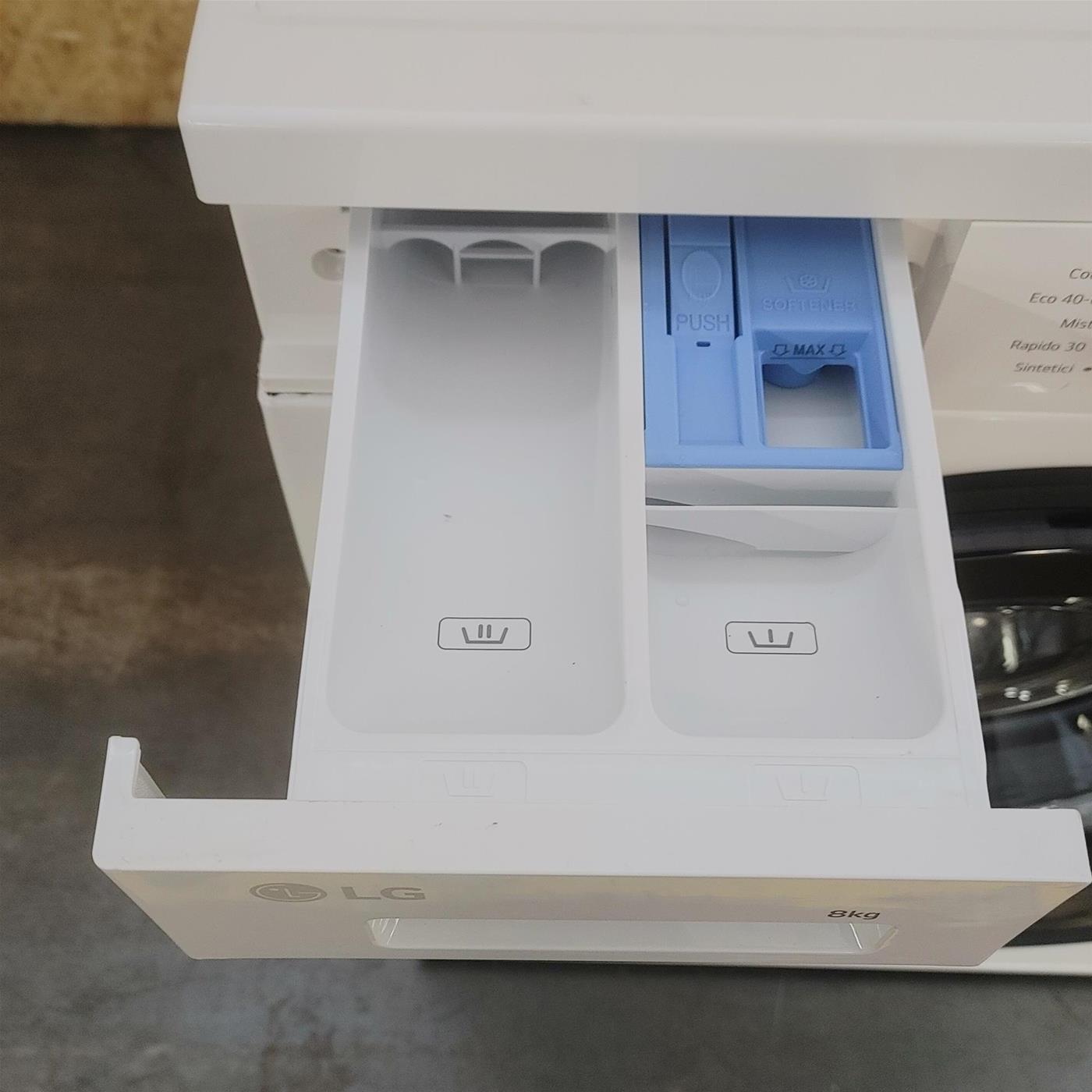 Lavatrice smart LG F4NX1008NWK Classe A 8 Kg