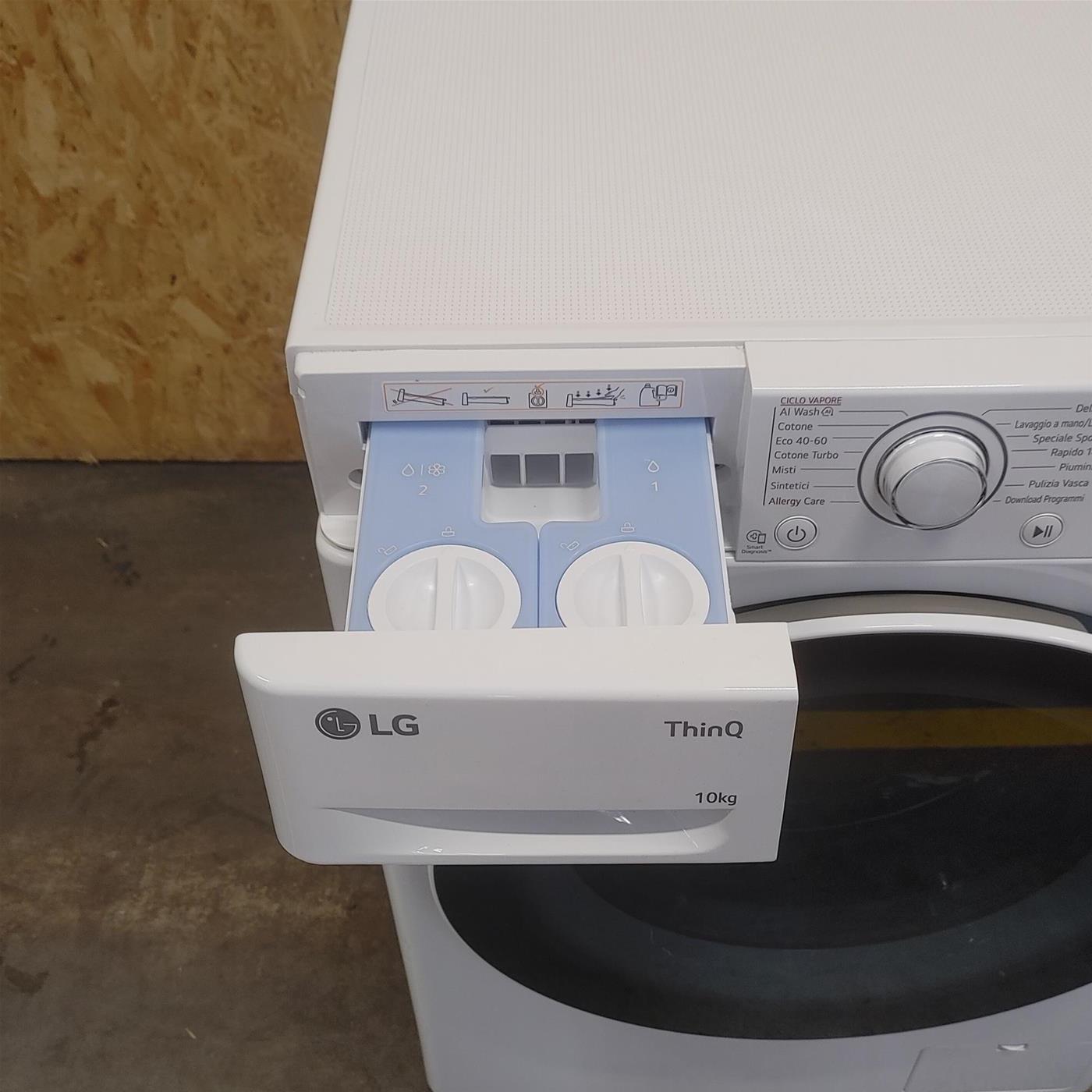 Lavatrice LG F4R3710NSWW AI DD 10 Kg