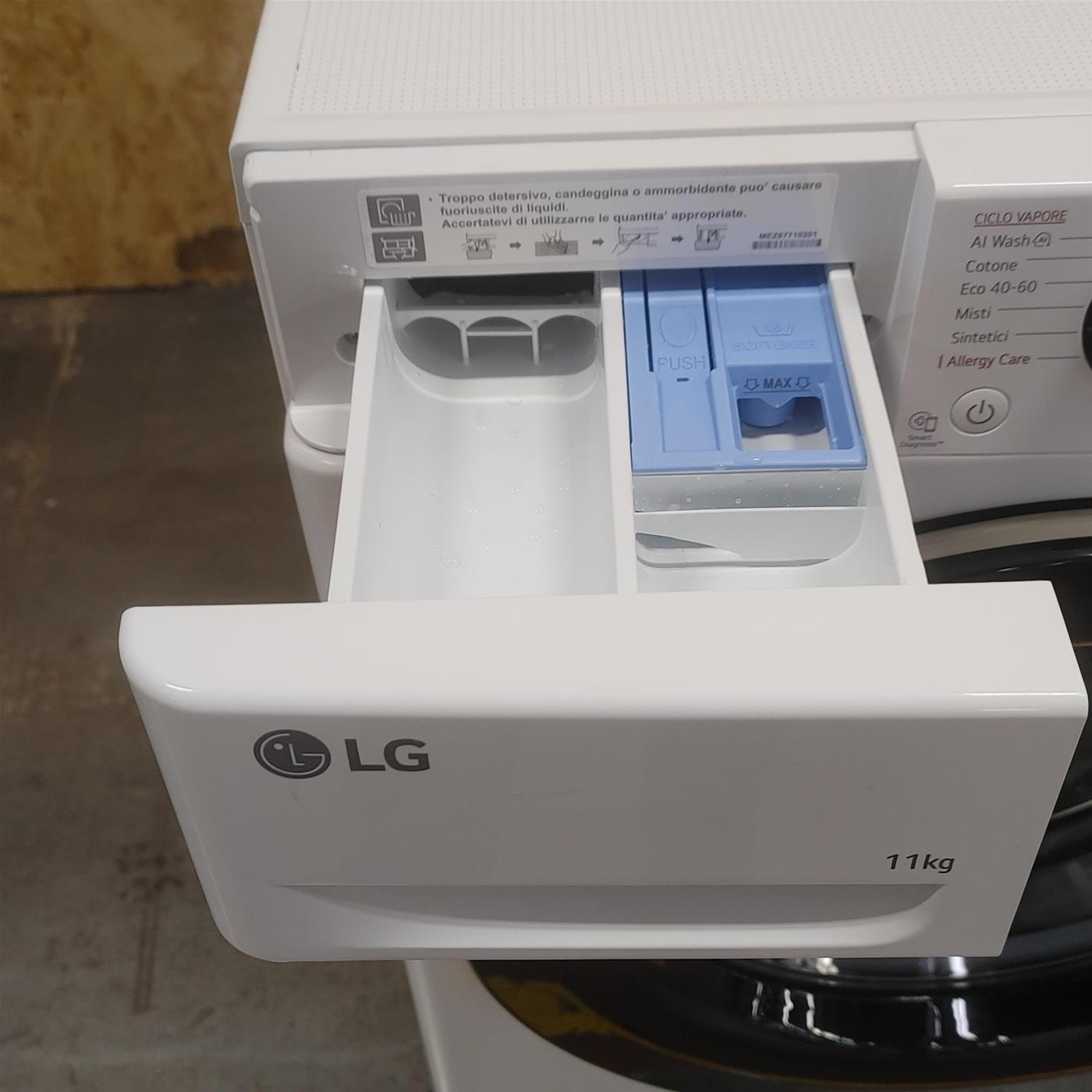 Lavatrice LG F4R3P11NSWB 11 Kg