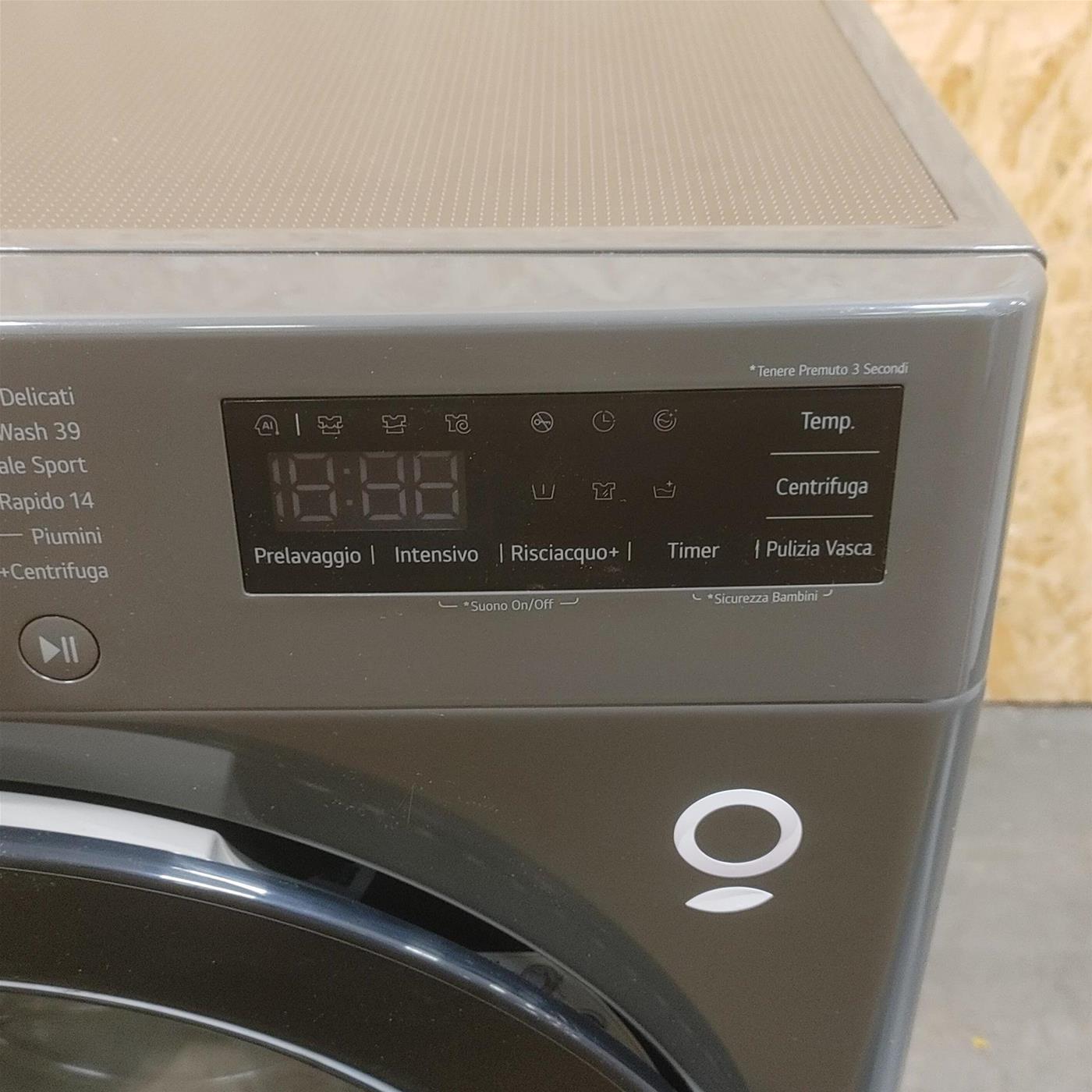 Lavatrice LG F4R5011TSMB AI DD, Classe A, TurboWash, Vapore 11 Kg