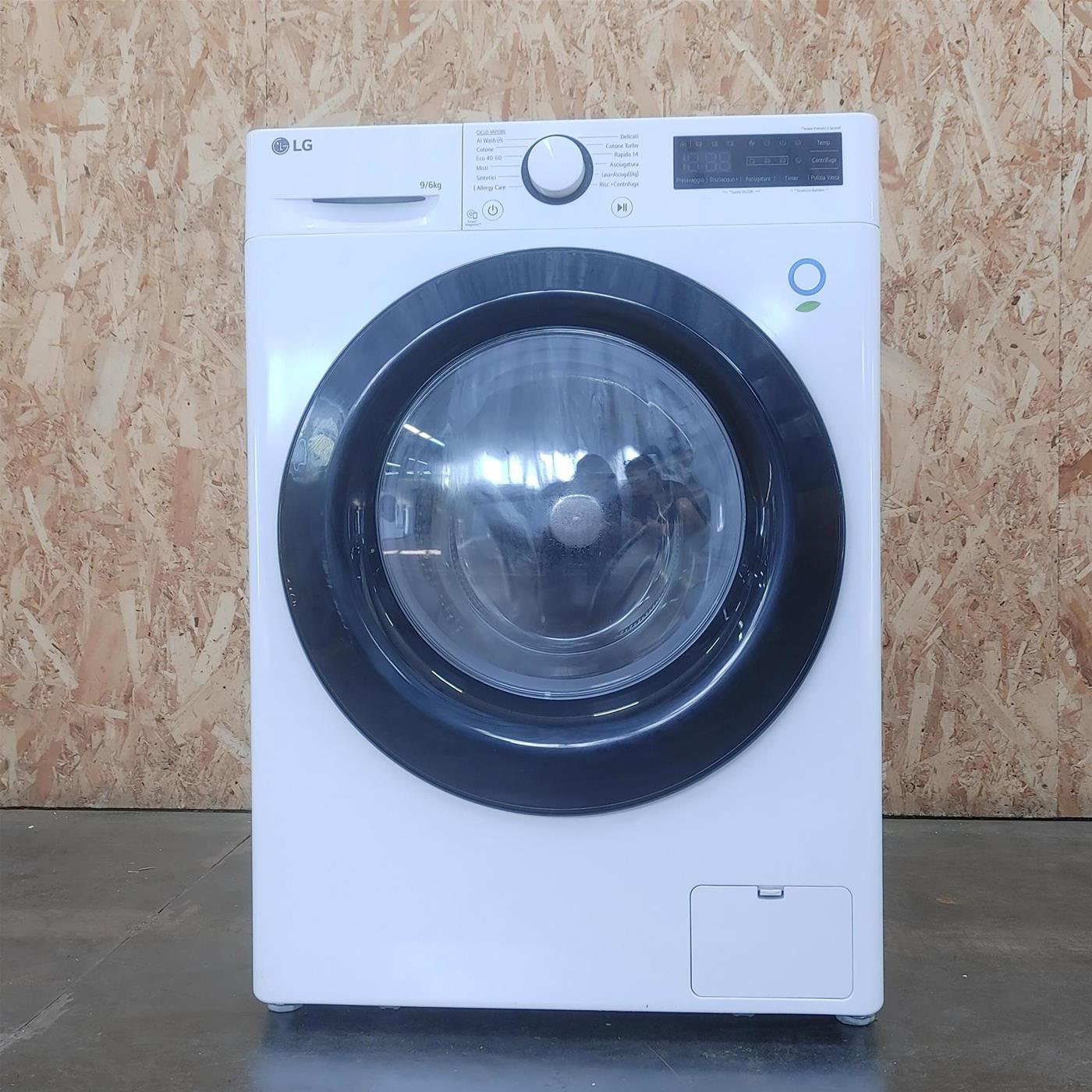 Lavasciuga intelligente LG D4R3009NSWB AI DD Eco Hybrid 9/6Kg