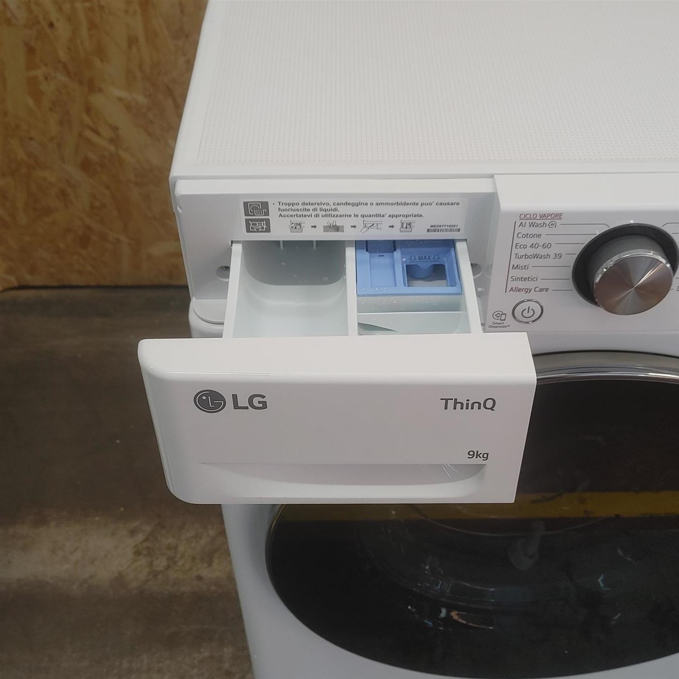 Lavatrice intelligente LG F2R7S09TSWC 9 Kg
