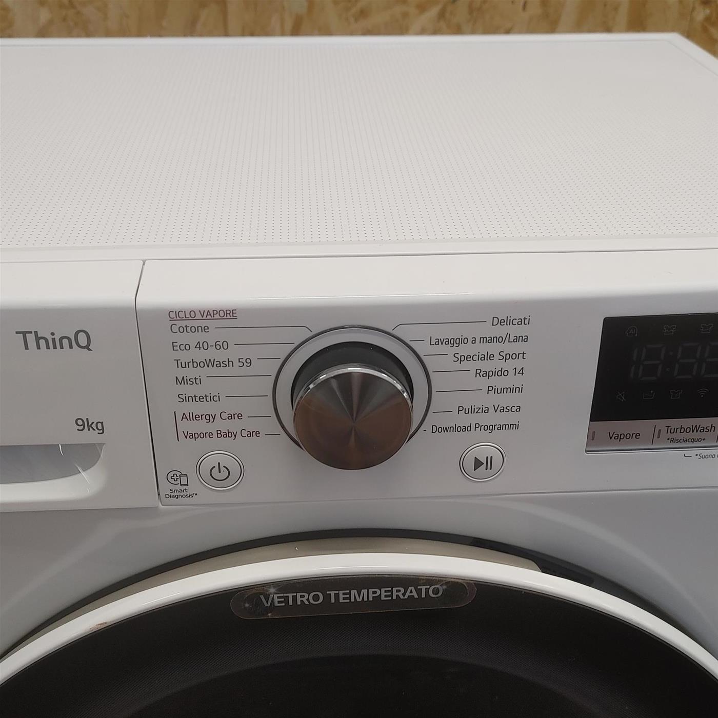 Lavatrice intelligente LG F2R7S09TSWC 9 Kg