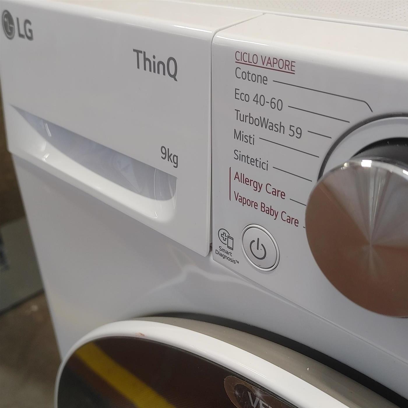 Lavatrice intelligente LG F2R7S09TSWC 9 Kg
