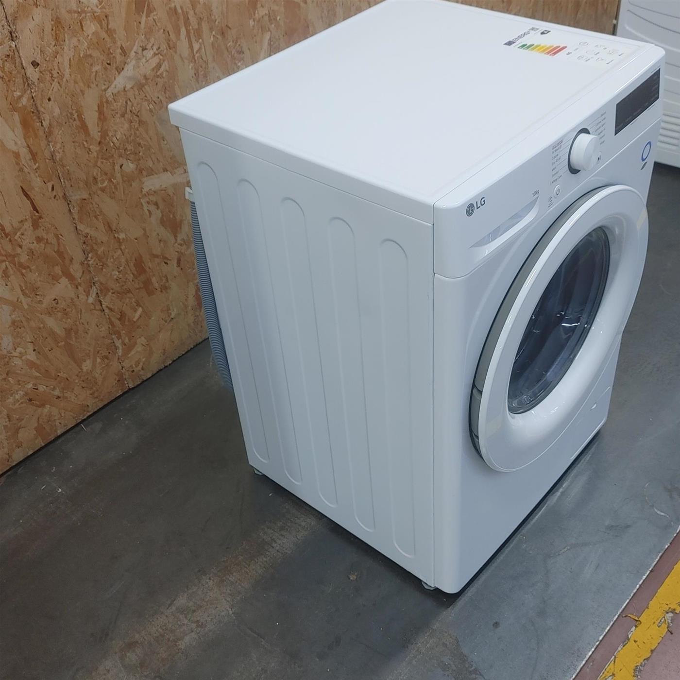 Lavatrice intelligente LG F4R3010NSWW AI DD, Lavaggio a vapore 10 Kg