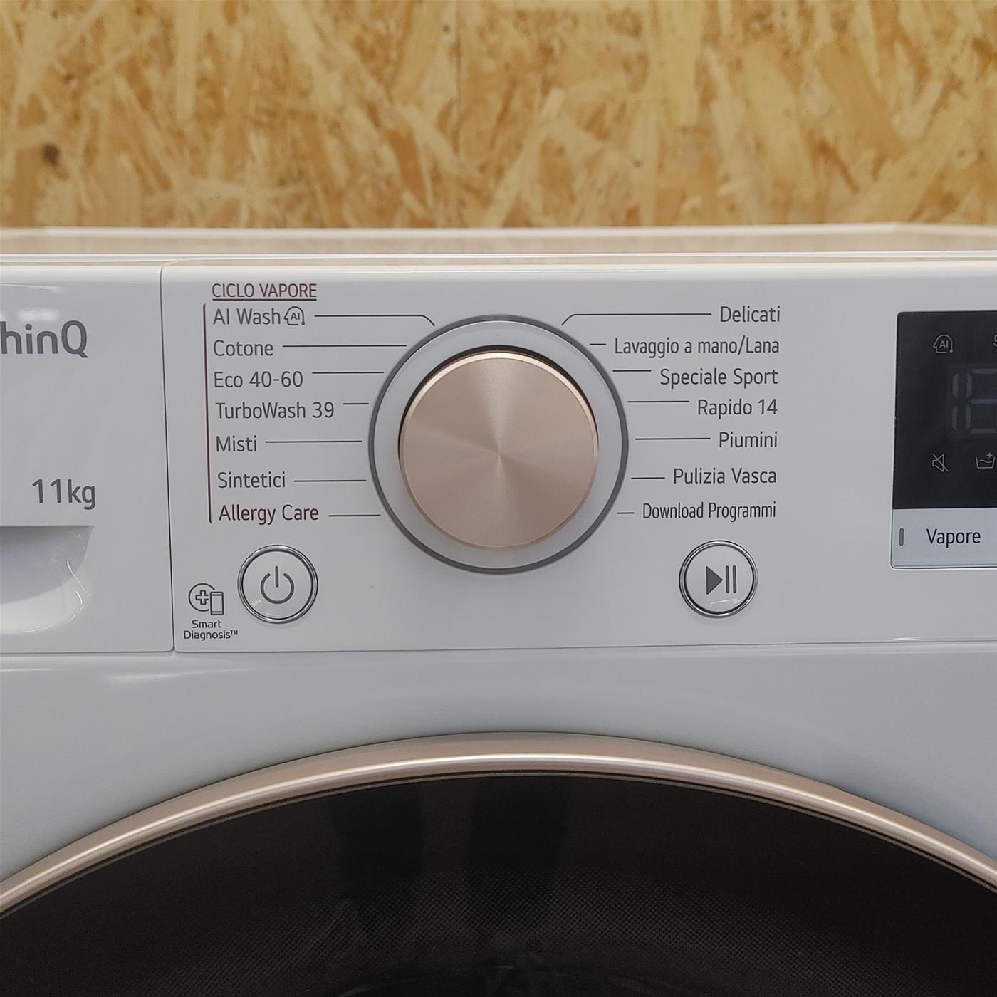 Lavatrice intelligente LG F4R7011TSWG 11 Kg
