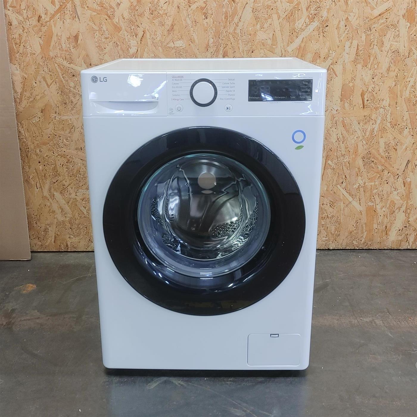 Lavatrice intelligente LG F4R3010NSWB  AI DD, Lavaggio a vapore 10 Kg