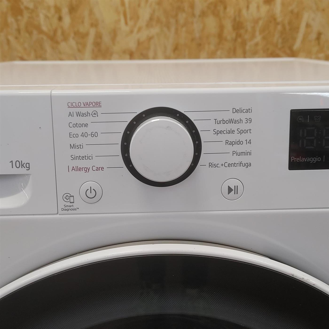 Lavatrice intelligente LG F4WR6010AGW AI DD TurboWash 360, 10 Kg