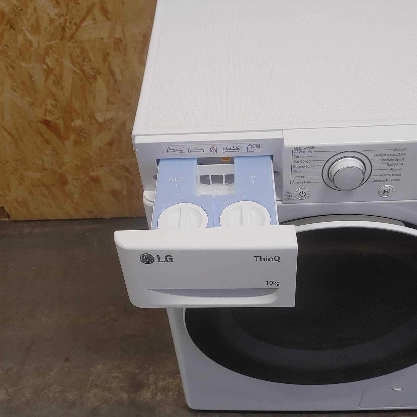 Lavatrice LG F4R3710NSWW 10kg AI DD Autodosaggio Wi-Fi