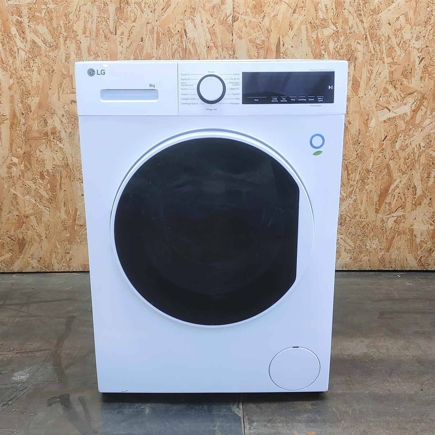 Lavatrice LG F2WM308S0E Classe B, Vapore 8 Kg