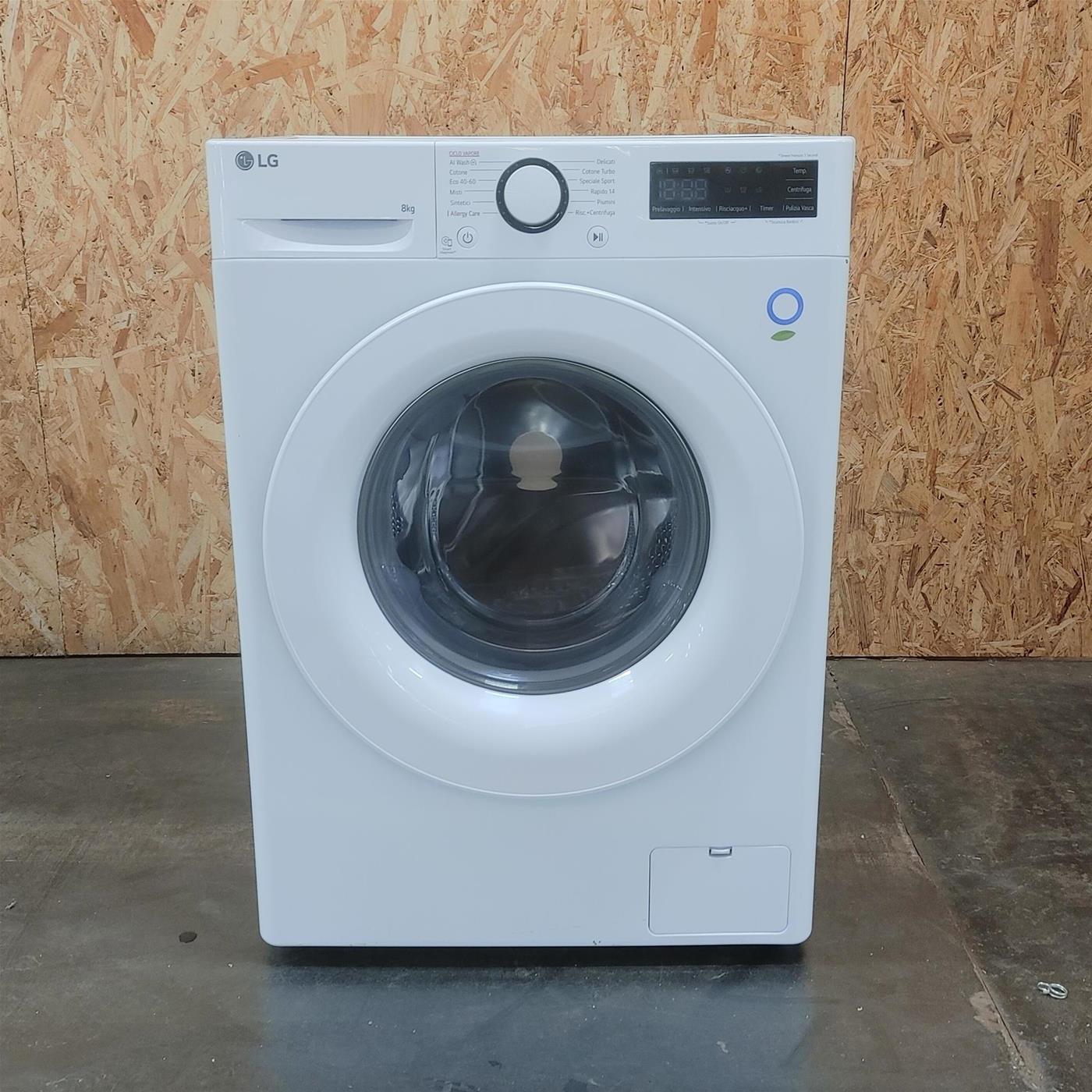 Lavatrice LG F2WM308S0E 8 Kg, Classe B, Vapore