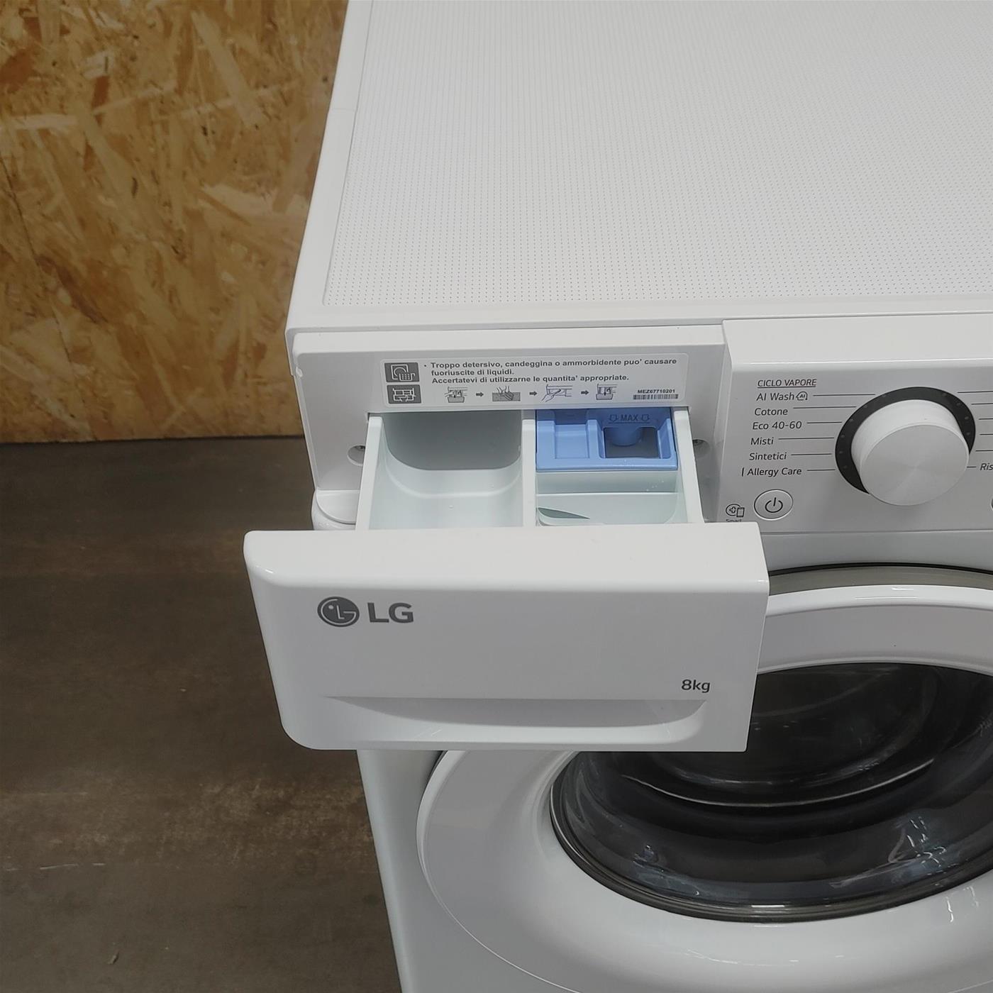 Lavatrice LG F2WM308S0E 8 Kg, Classe B, Vapore