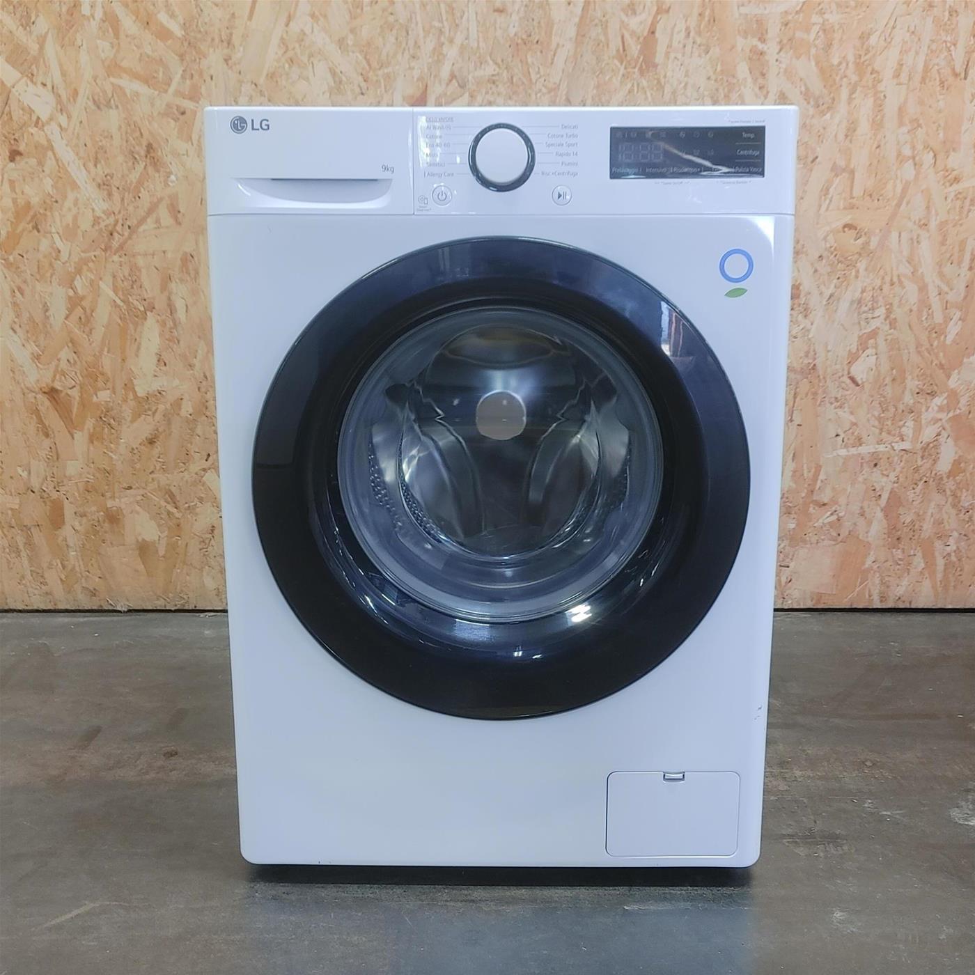 Lavatrice LG F2R3S09NSWB 9 Kg AI DD , Vapore, AI Wash