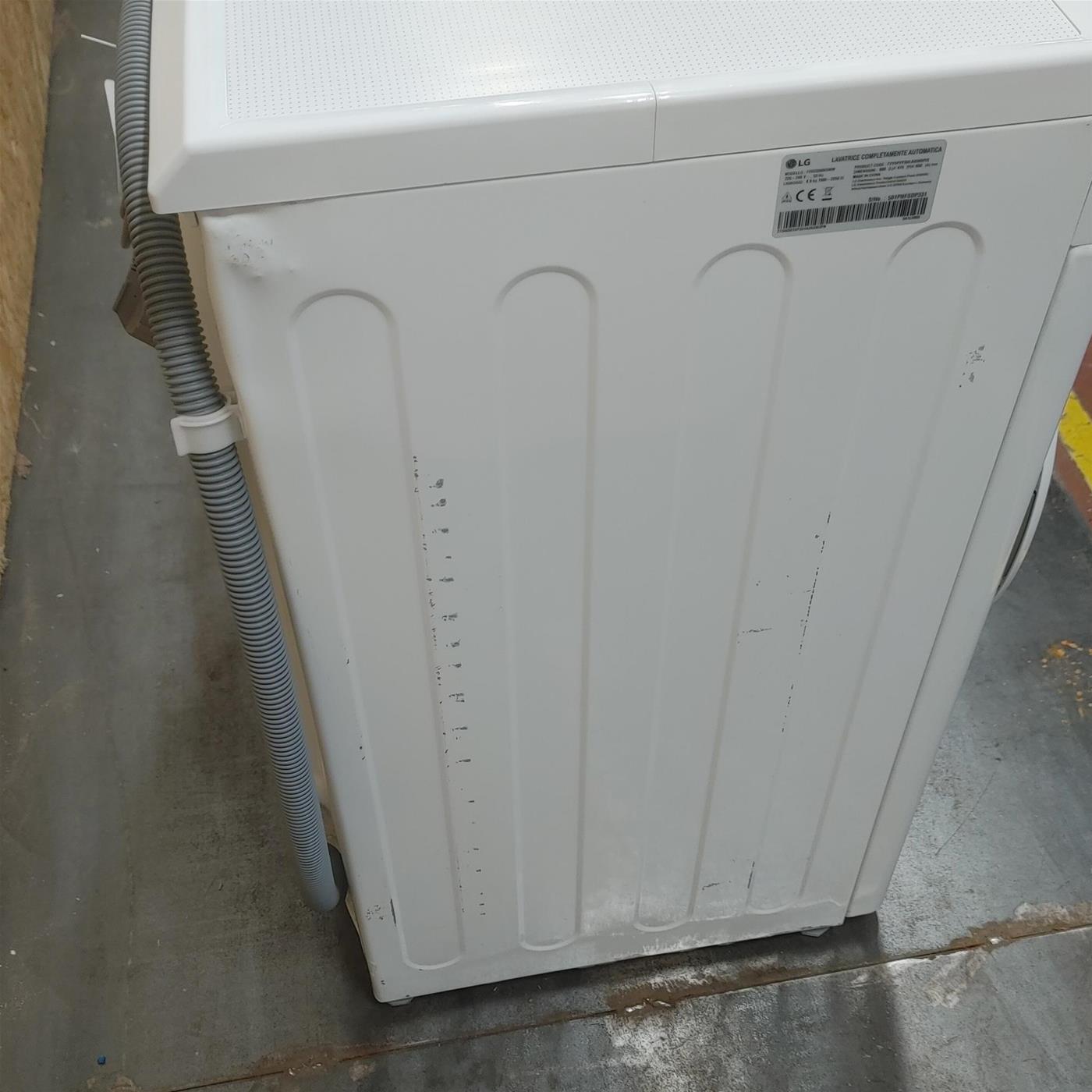 Lavatrice LG F2R3S08NSWW 8 kg AI DD, Vapore, AI Wash