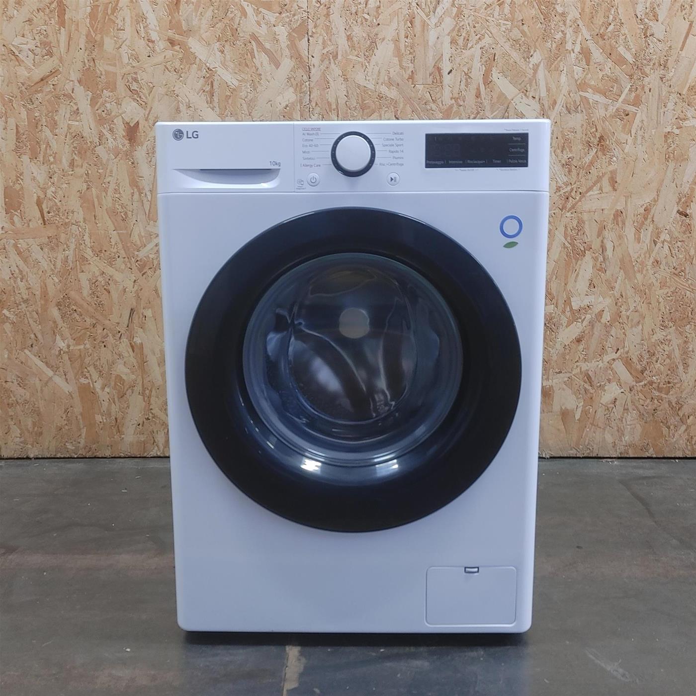 Lavatrice LG F4R3010NSWB 10 Kg AI DD, Lavaggio a vapore