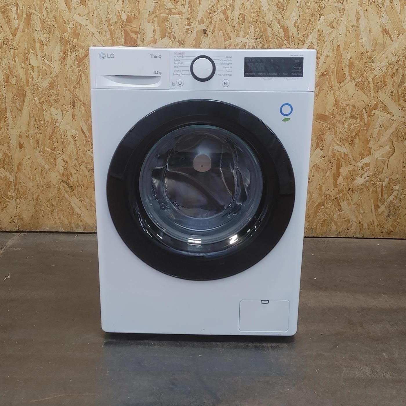 Lavatrice intelligente LG F2WV308S6AW AI DD Classe A 8,5 Kg