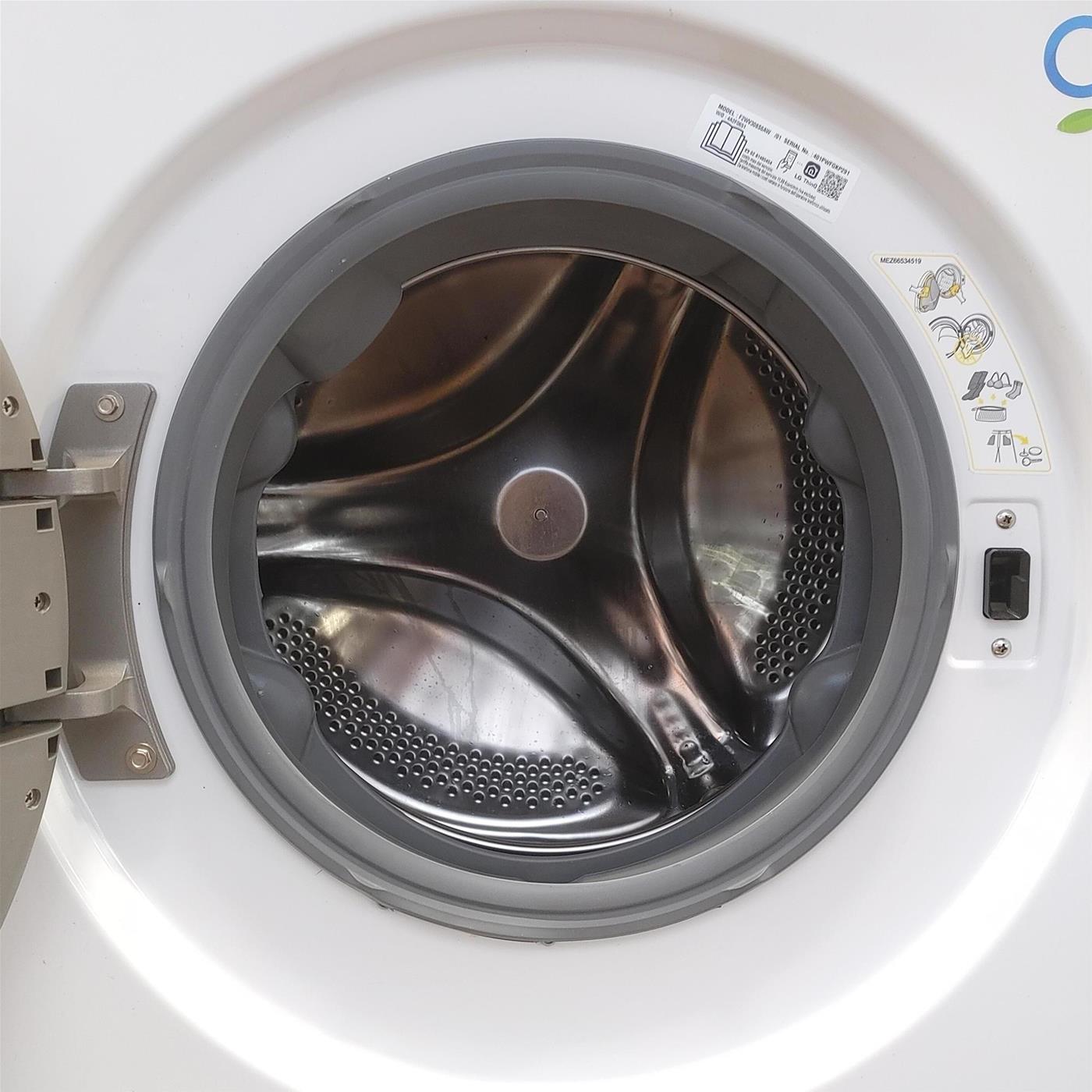 Lavatrice intelligente LG F2WV308S6AW AI DD Classe A 8,5 Kg