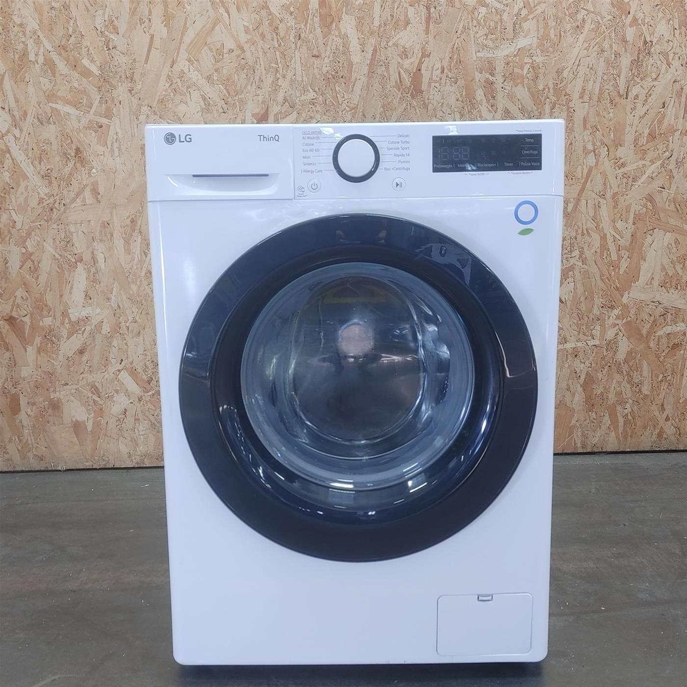 Lavatrice intelligente LG F2R3S08NSWB AI DD AI Wash 8 Kg