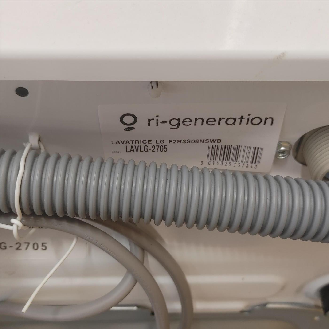 Lavatrice intelligente LG F2R3S08NSWB AI DD AI Wash 8 Kg