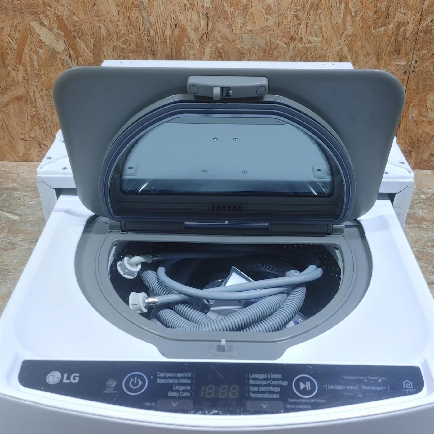 Lavatrice LG F8K5XN3 Smart TWINWash Carica dall'alto 2 Kg
