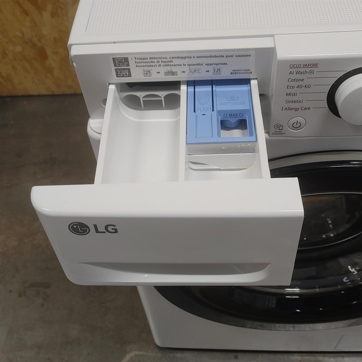 Lavatrice intelligente LG F2R3S09NSWB Classe A 9 Kg