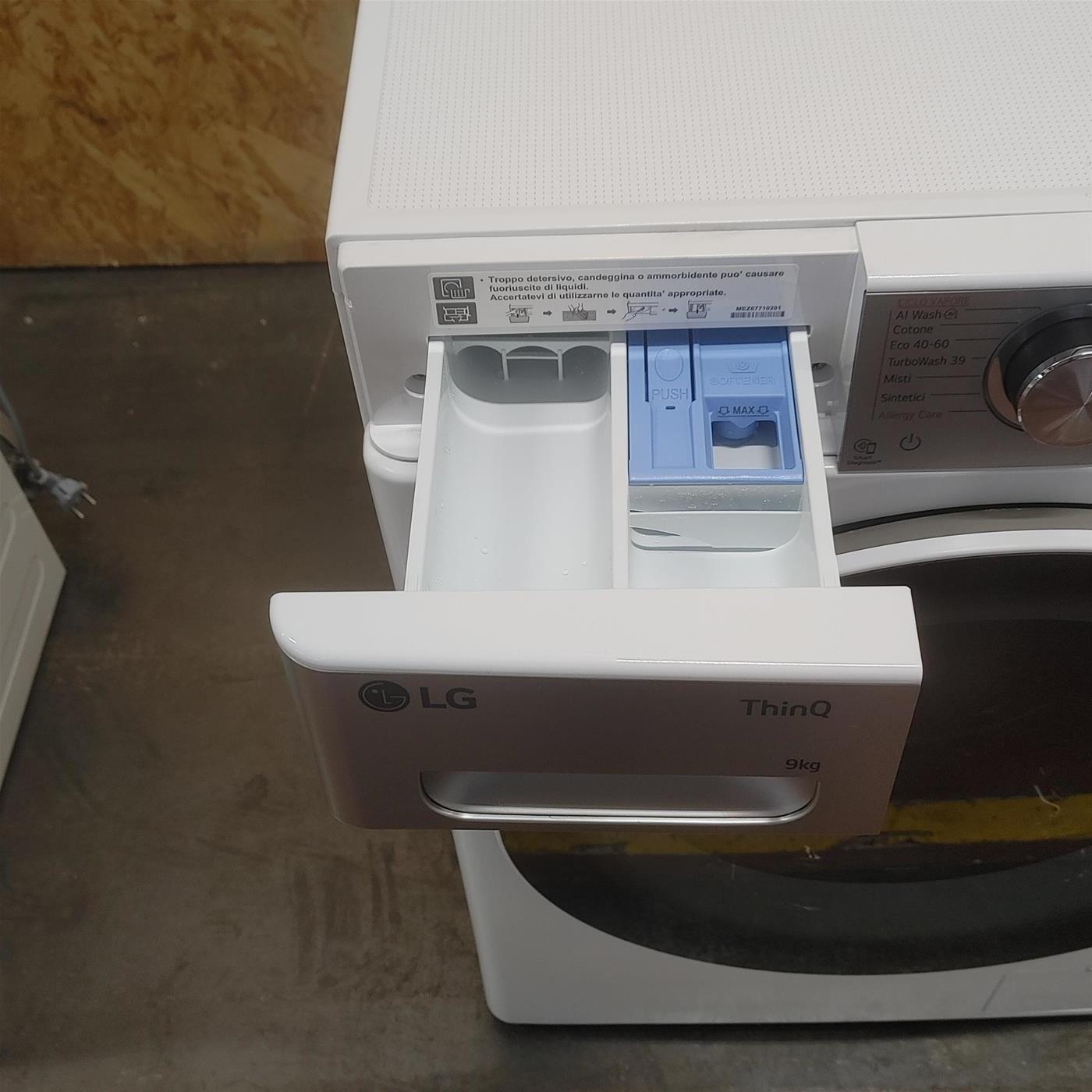 Lavatrice intelligente LG F4R9009TPWC  Classe A 9 Kg