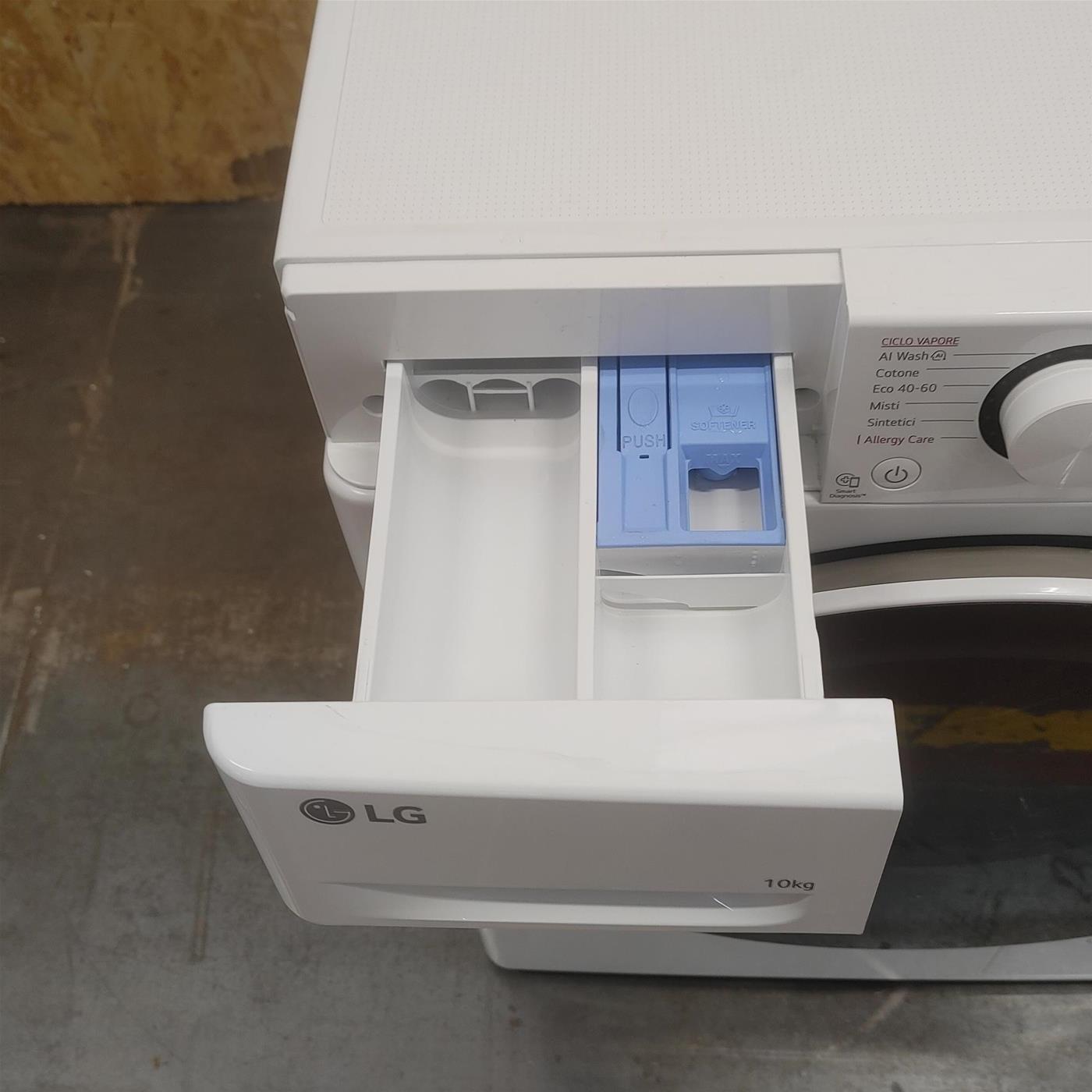 Lavatrice intelligente LG F4R3010NSWB Classe A 10 Kg