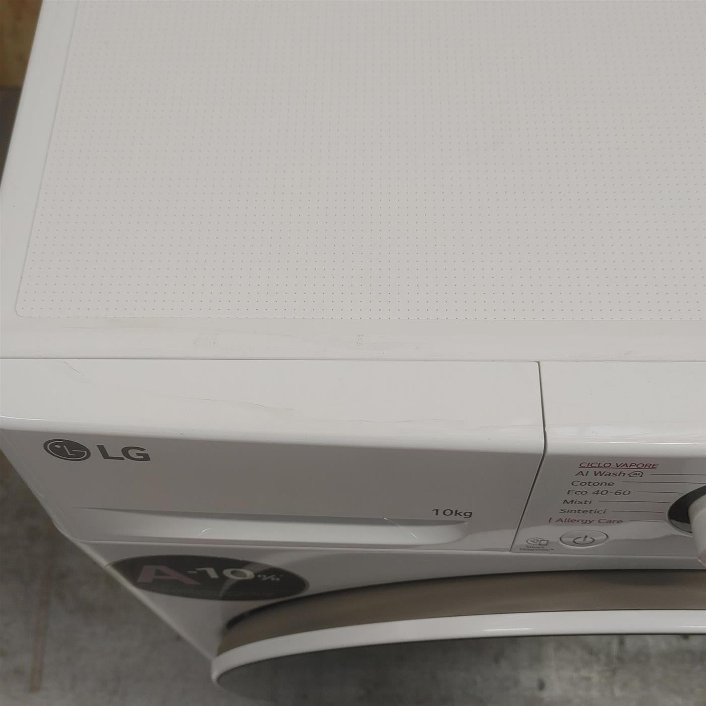 Lavatrice intelligente LG F4R3010NSWB Classe A 10 Kg