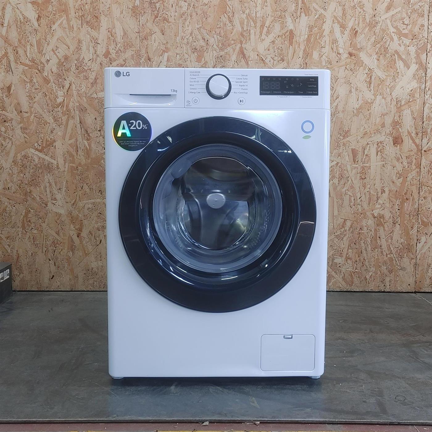 Lavatrice intelligente LG F4R3013NSWB Classe A 13 Kg