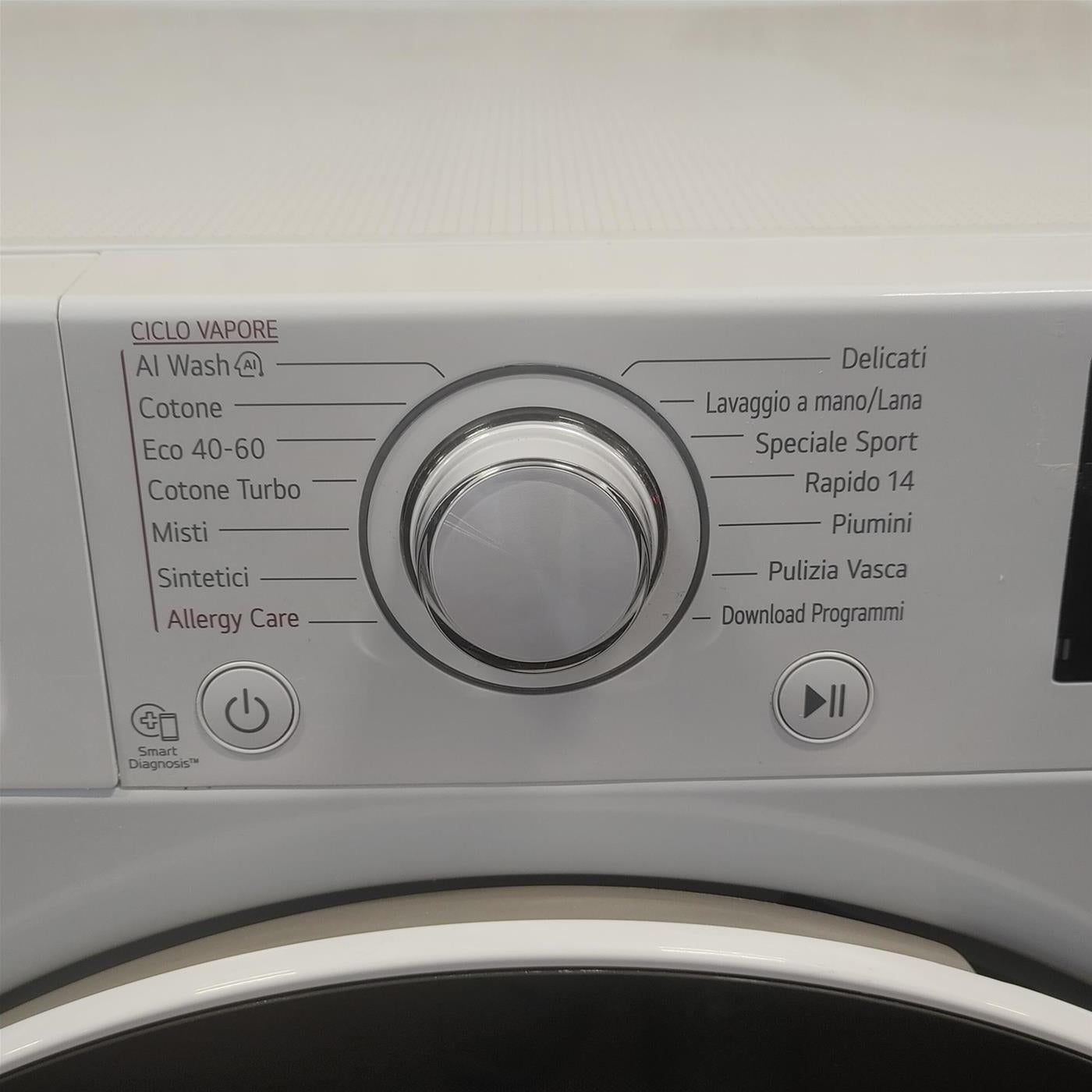 Lavatrice intelligente LG F4R3710NSWW Autodosaggio Wi-Fi 10 Kg
