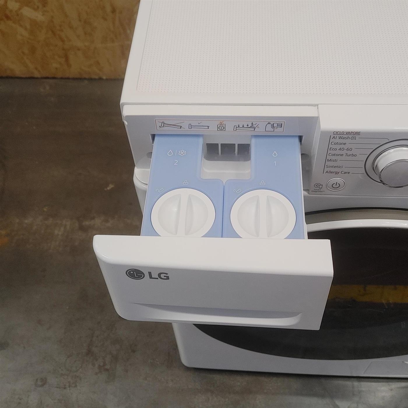 Lavatrice intelligente LG F4R3710NSWW Autodosaggio Wi-Fi 10 Kg