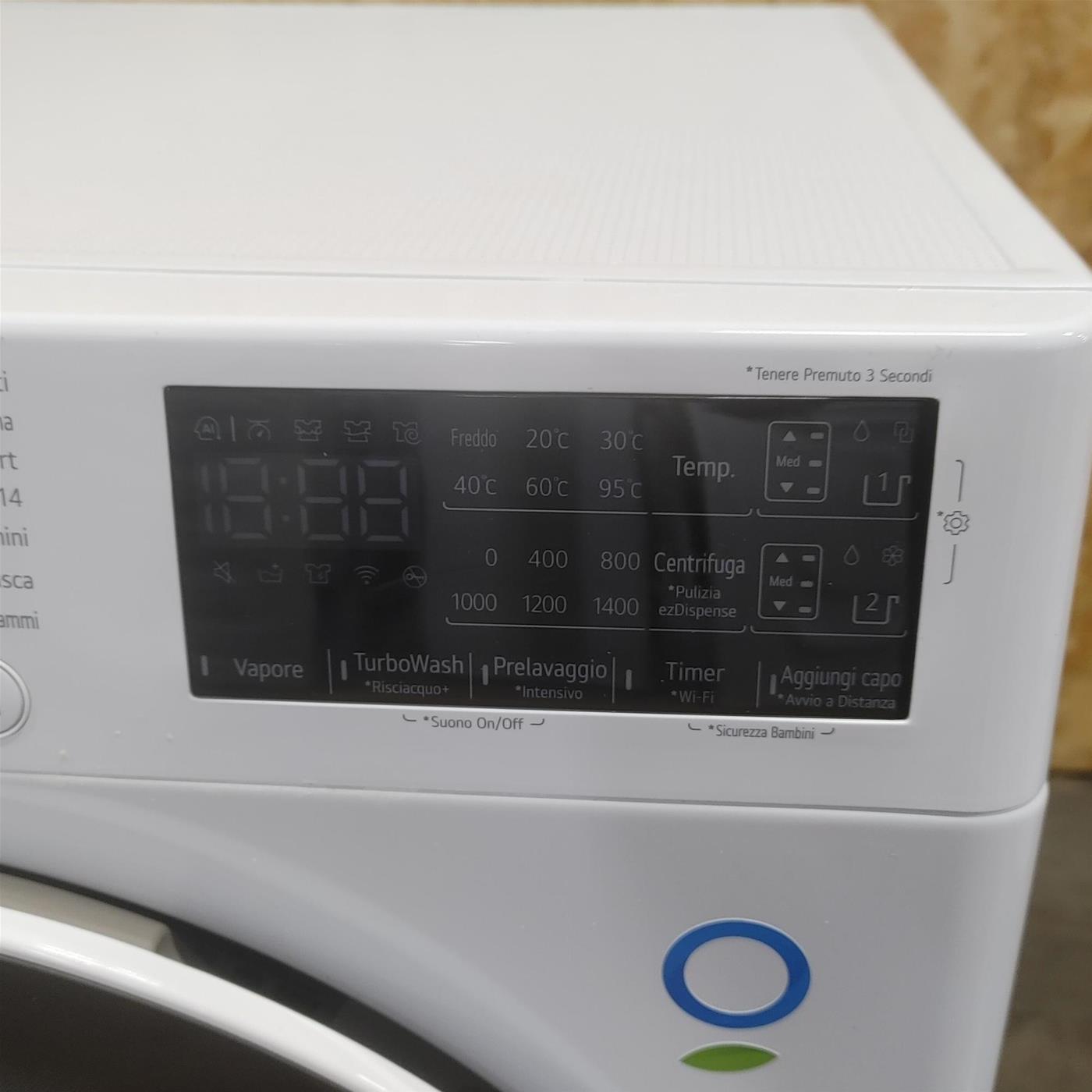 Lavatrice intelligente LG F4R3710NSWW Autodosaggio Wi-Fi 10 Kg
