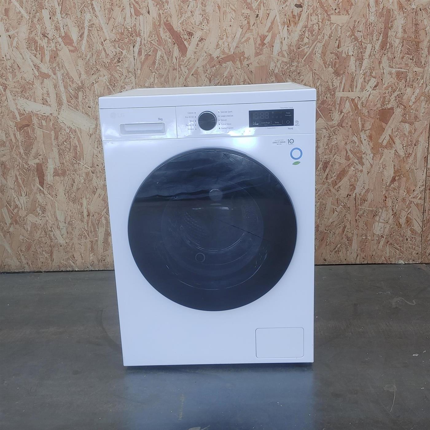 Lavatrice smart LG F4NX1009NWB Classe A 9 Kg
