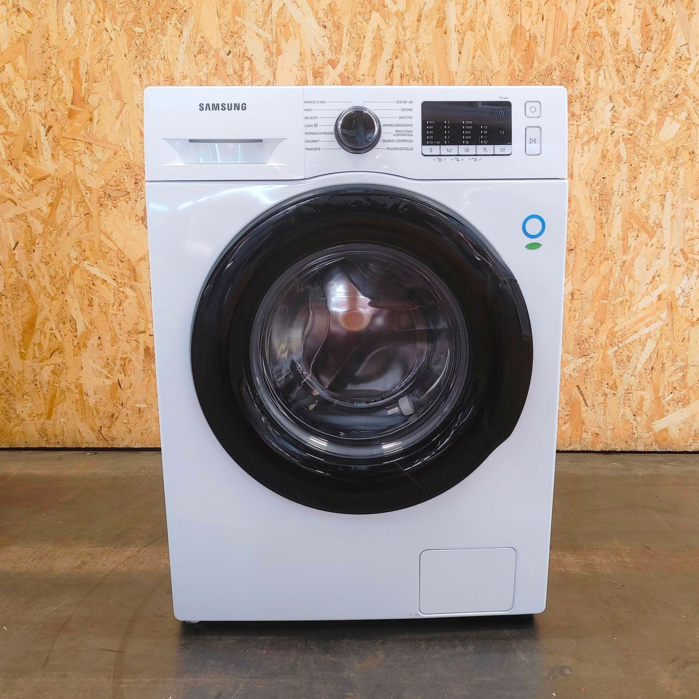Lavatrice Samsung WW80AA126AE Carica frontale 8 kg 1200 Giri/min Bianco
