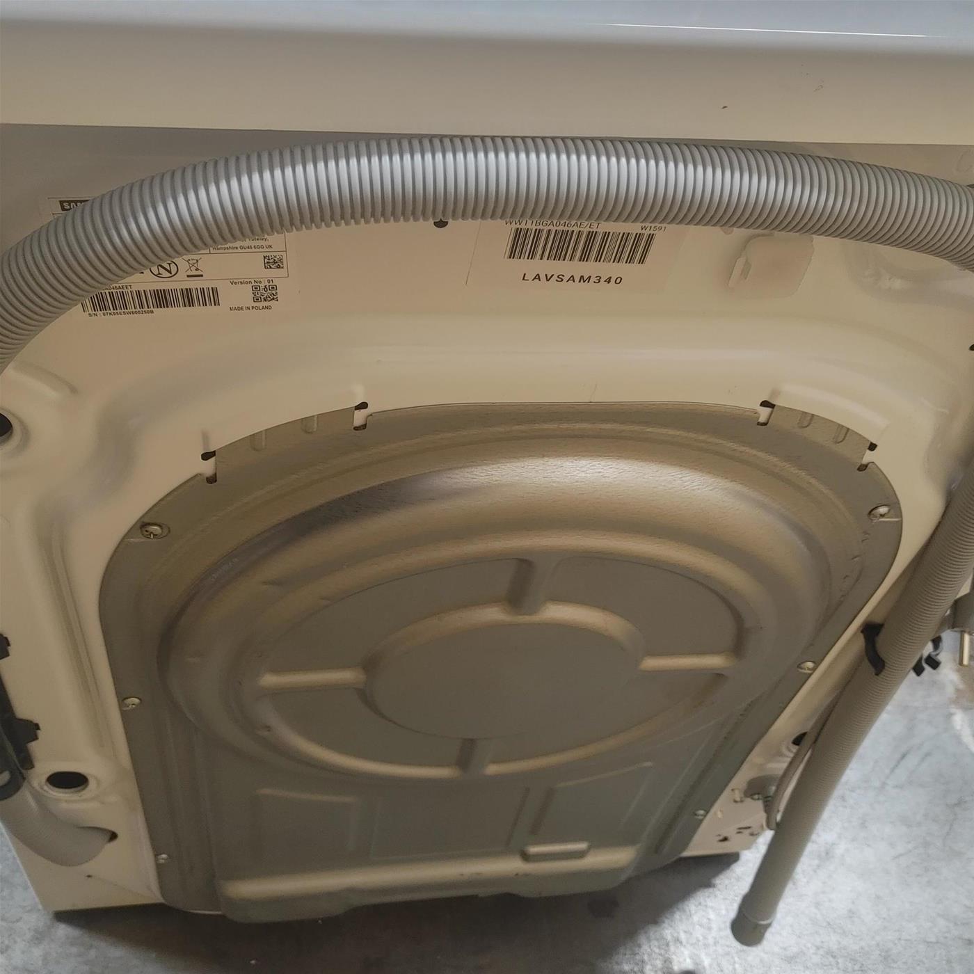 Samsung WW11BGA046AE lavatrice Caricamento frontale 11 kg 1400 Giri/min Bianco